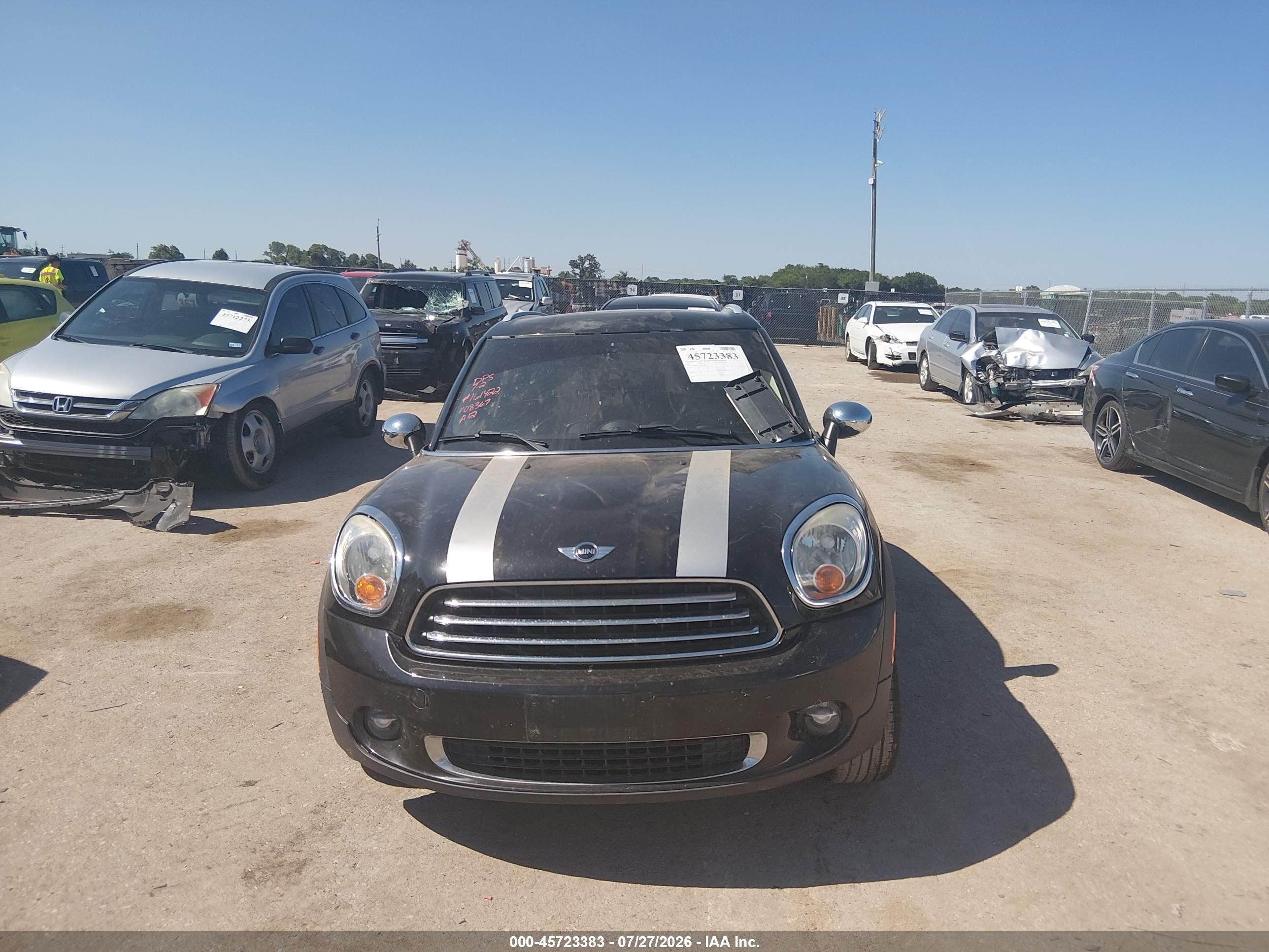 2013 Mini Countryman Cooper Черный vin: WMWZB3C58DWM08367