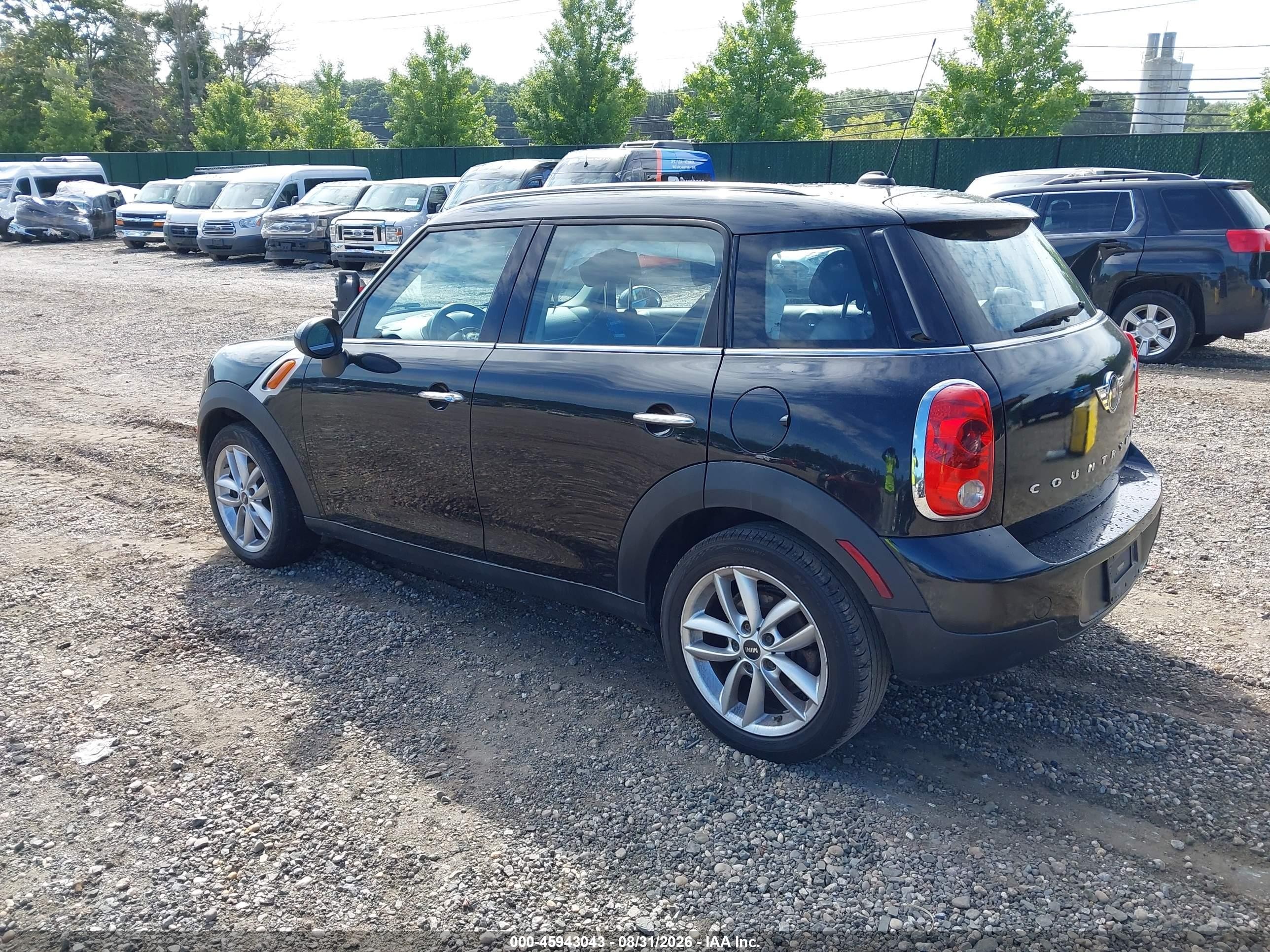 2013 Mini Countryman Cooper Black vin: WMWZB3C58DWM09146