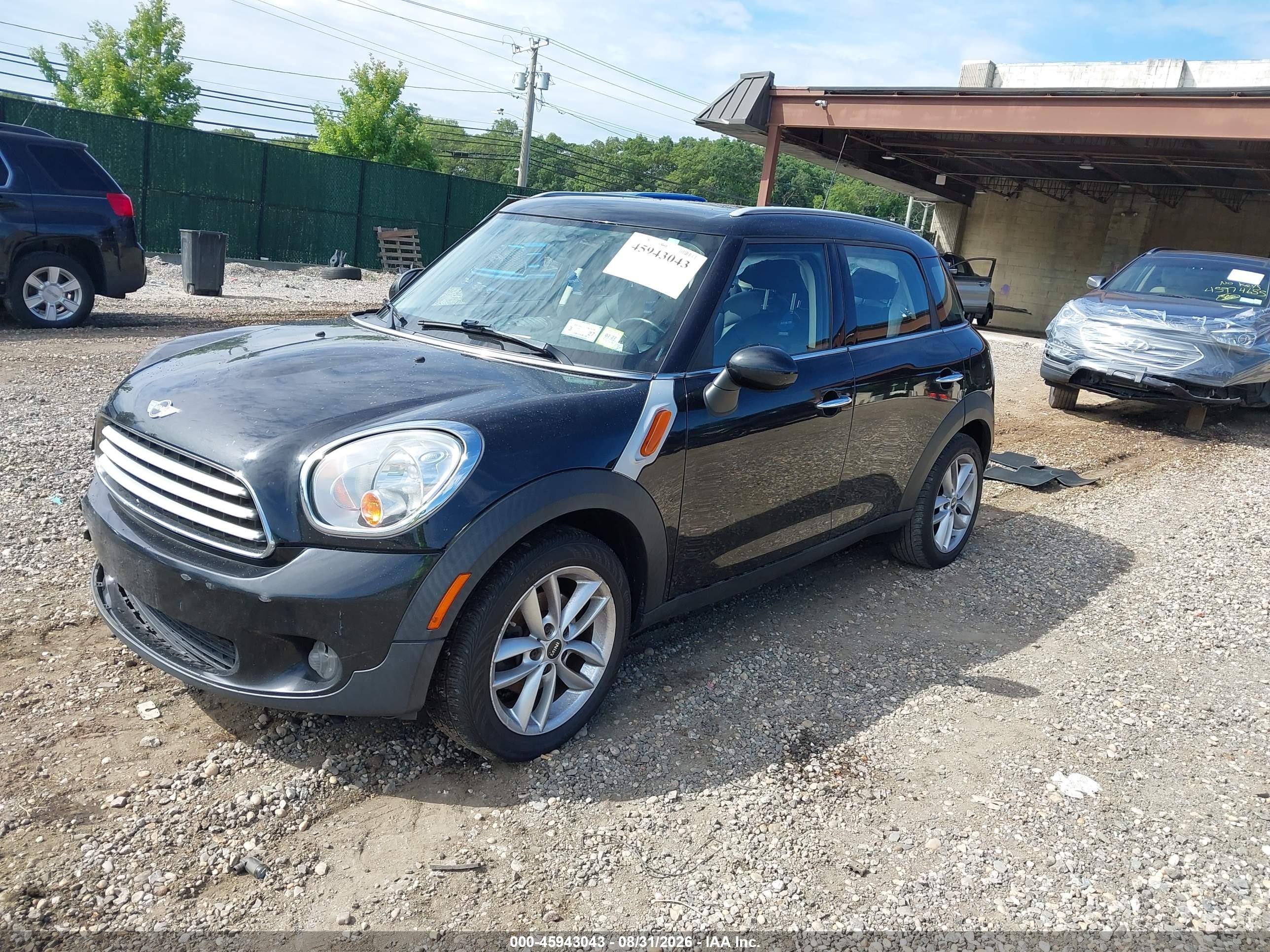 2013 Mini Countryman Cooper Black vin: WMWZB3C58DWM09146