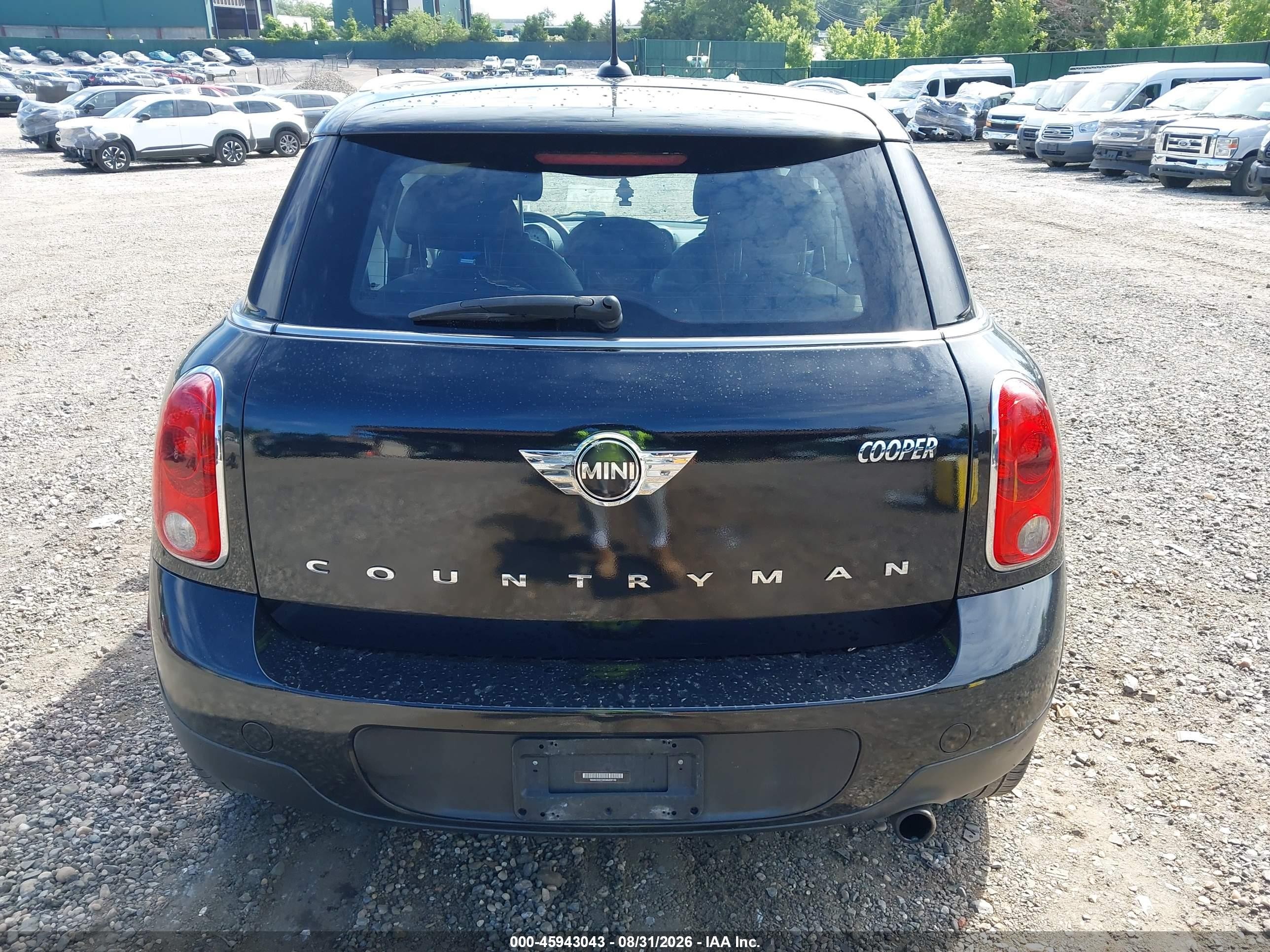 2013 Mini Countryman Cooper Black vin: WMWZB3C58DWM09146