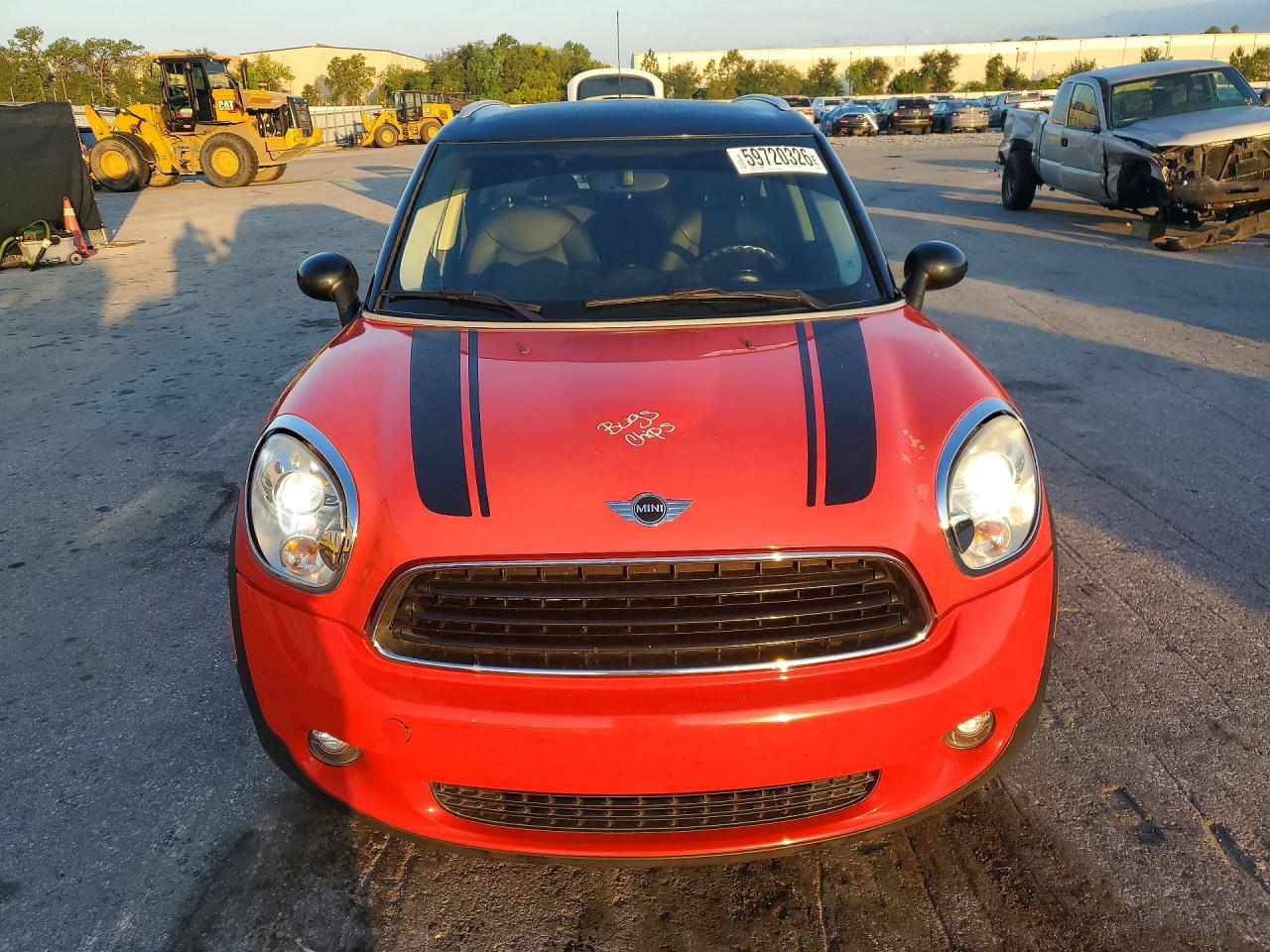 2012 Mini Cooper Countryman Red vin: WMWZB3C59CWM03094