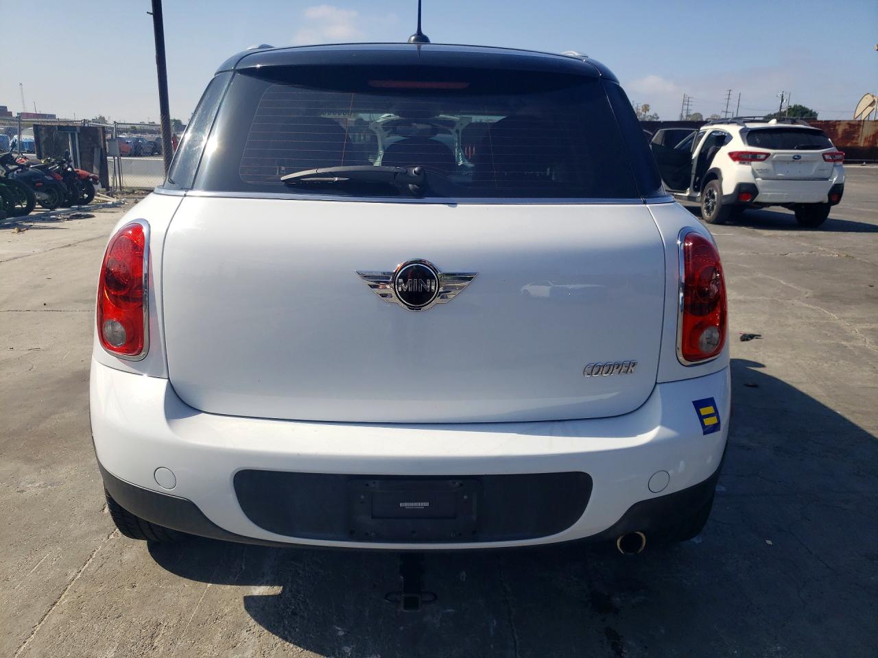 2013 Mini Cooper Countryman Белый vin: WMWZB3C59DWM08586