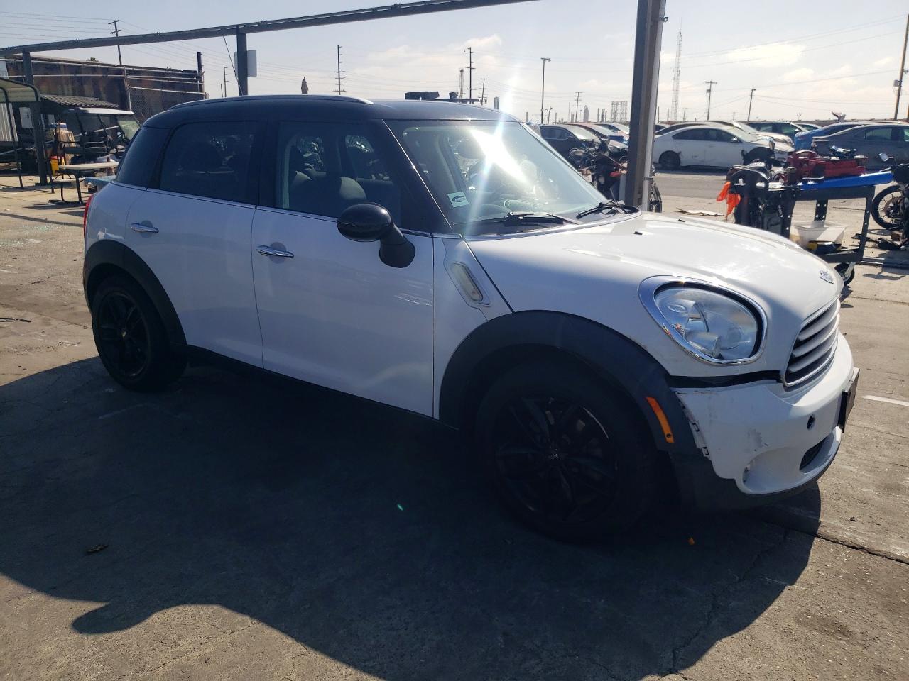 2013 Mini Cooper Countryman Белый vin: WMWZB3C59DWM08586
