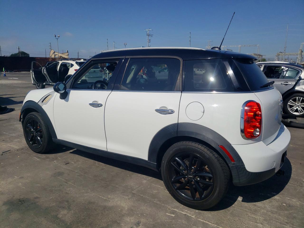 2013 Mini Cooper Countryman Белый vin: WMWZB3C59DWM08586