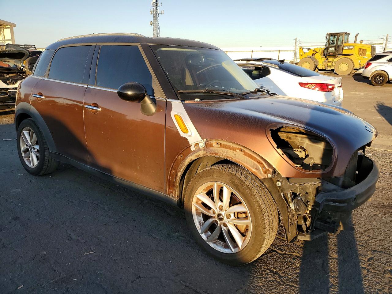 2014 Mini Cooper Countryman Brown vin: WMWZB3C59EWR38929