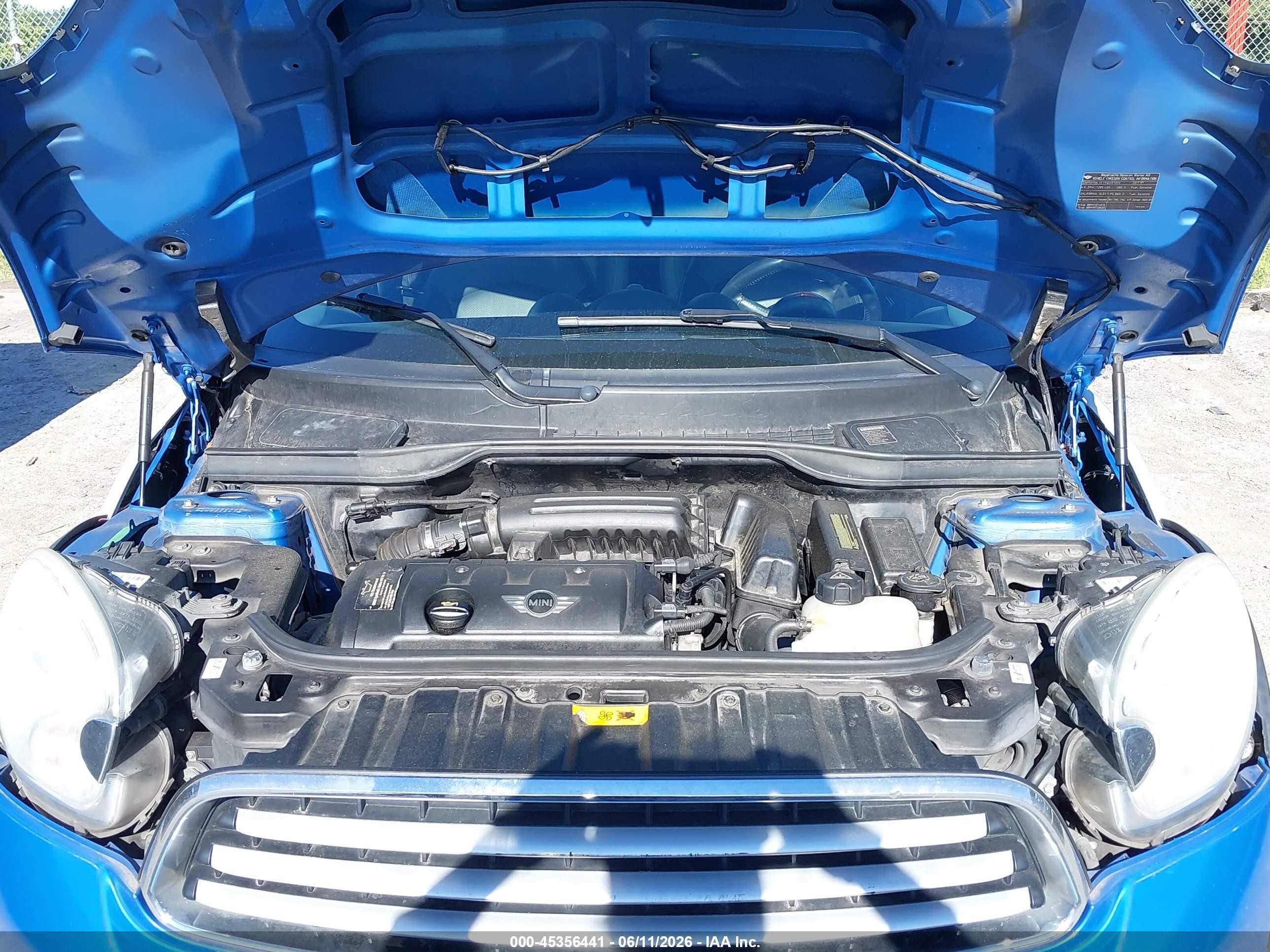 2011 Mini Cooper Countryman   Blue vin: WMWZB3C5XBWH94967
