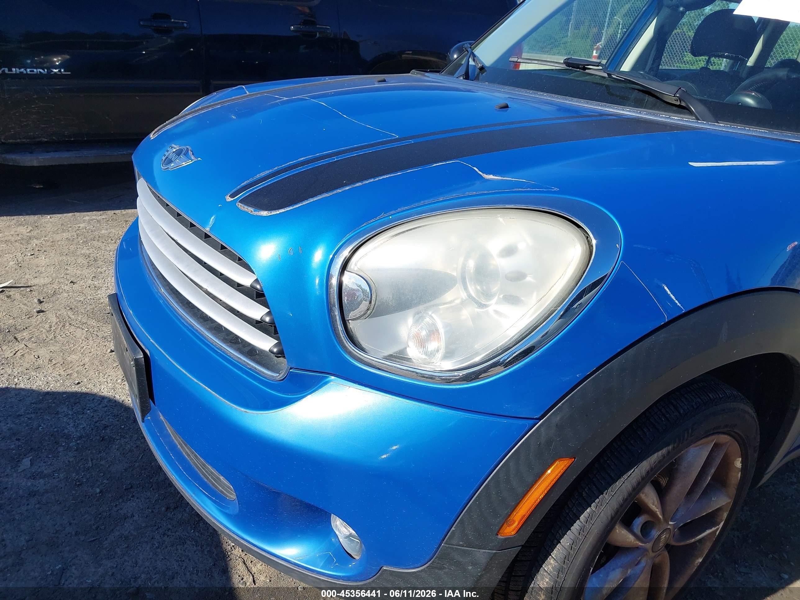 2011 Mini Cooper Countryman   Blue vin: WMWZB3C5XBWH94967