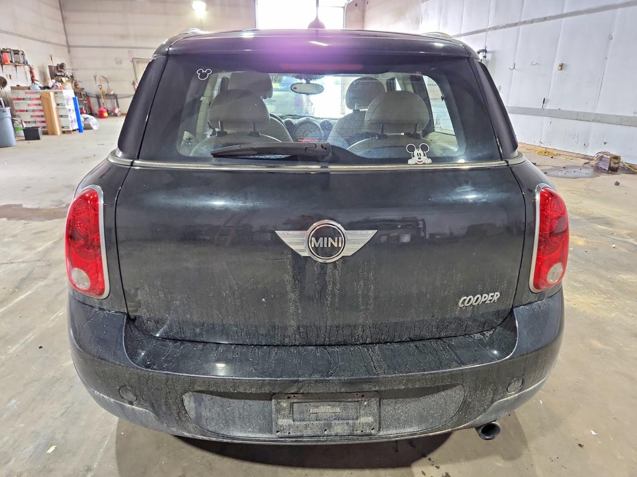 2011 Mini Cooper Countryman Black vin: WMWZB3C5XBWM00073