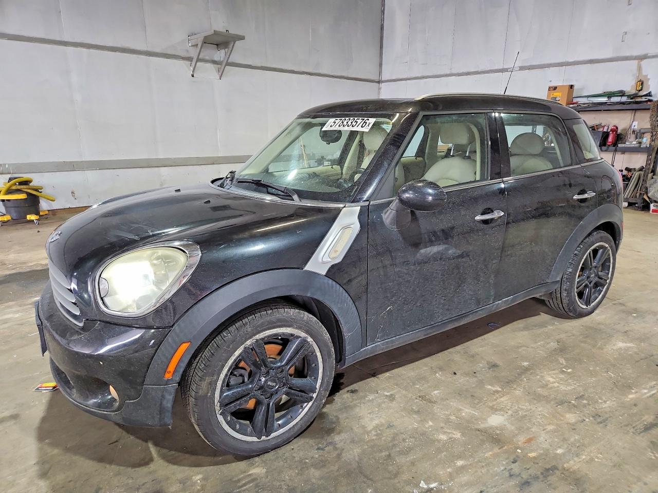 2011 Mini Cooper Countryman Черный vin: WMWZB3C5XBWM00073