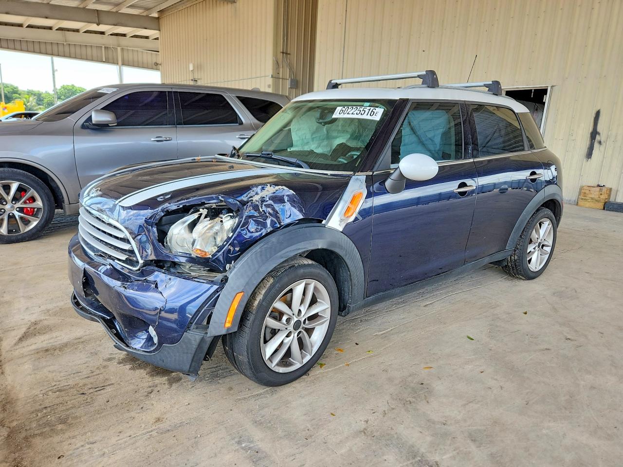 2012 Mini Cooper Countryman Blue vin: WMWZB3C5XCWM03055