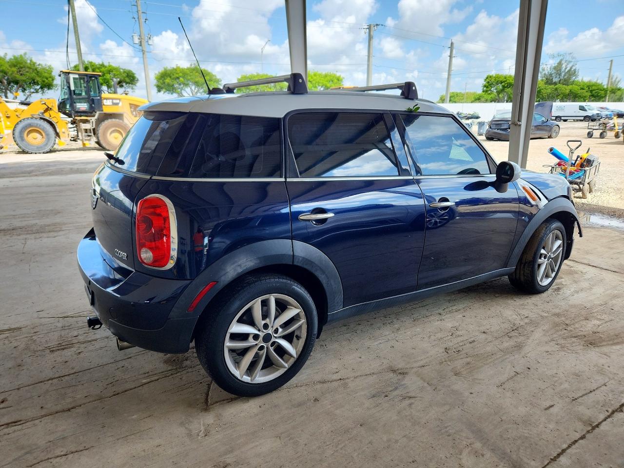 2012 Mini Cooper Countryman Blue vin: WMWZB3C5XCWM03055