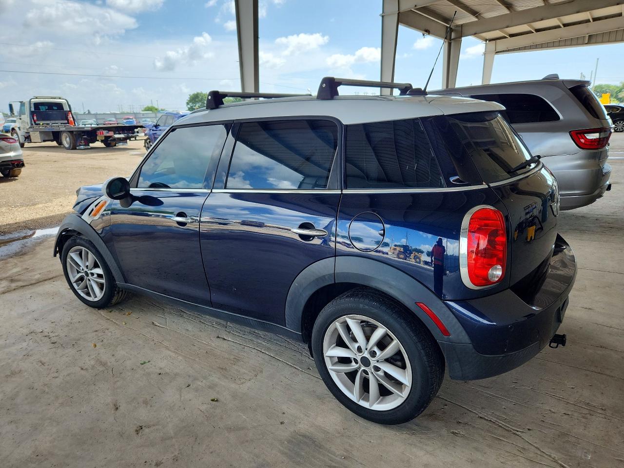 2012 Mini Cooper Countryman Blue vin: WMWZB3C5XCWM03055