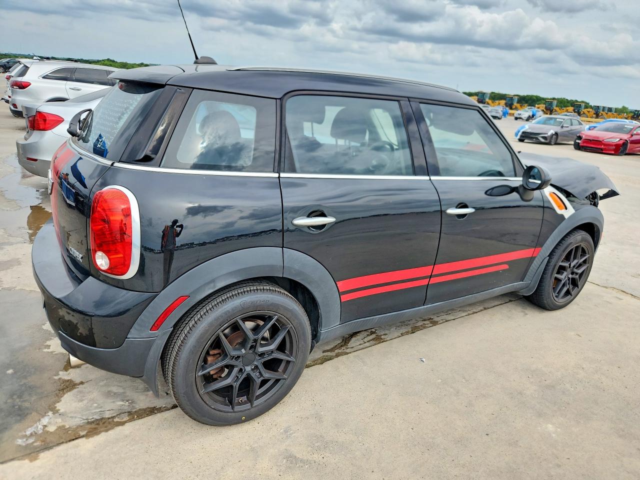 2013 Mini Cooper Countryman Black vin: WMWZB3C5XDWM08838