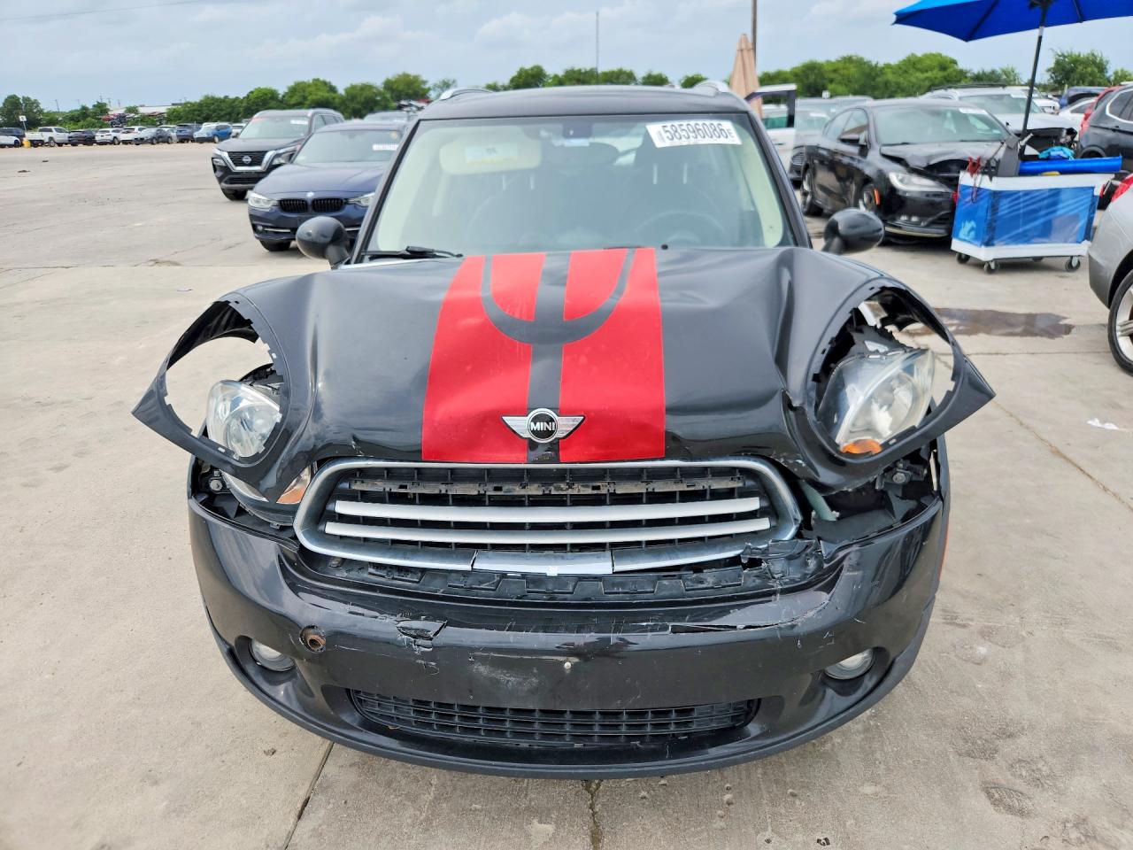 2013 Mini Cooper Countryman Black vin: WMWZB3C5XDWM08838