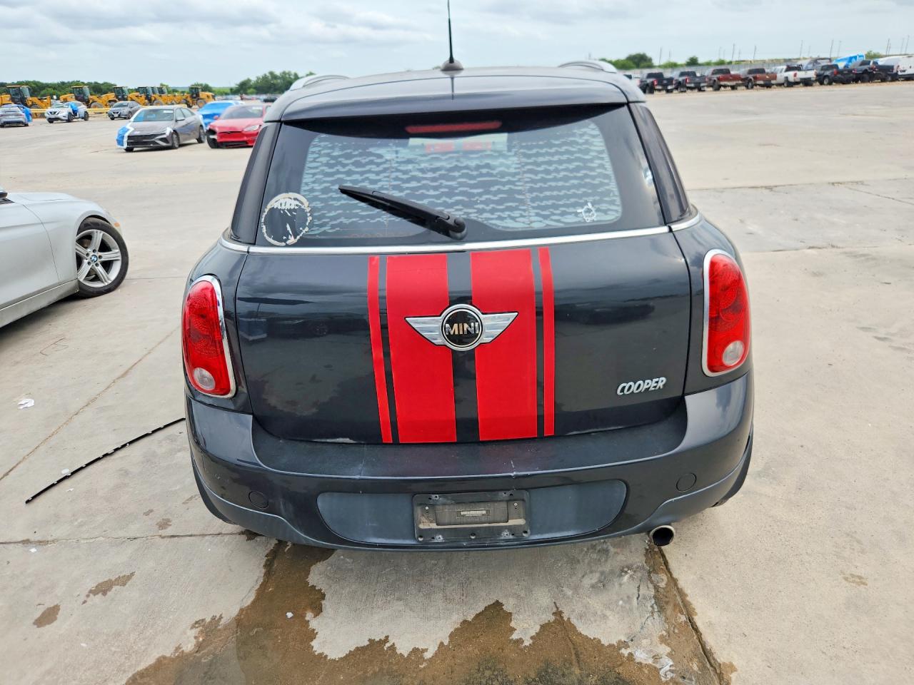 2013 Mini Cooper Countryman Black vin: WMWZB3C5XDWM08838