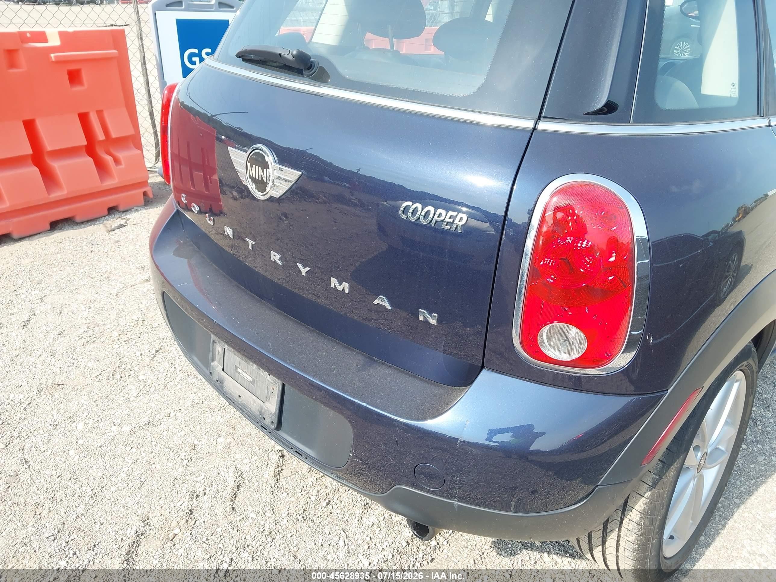 2013 Mini Countryman Cooper Black vin: WMWZB3C5XDWR36220