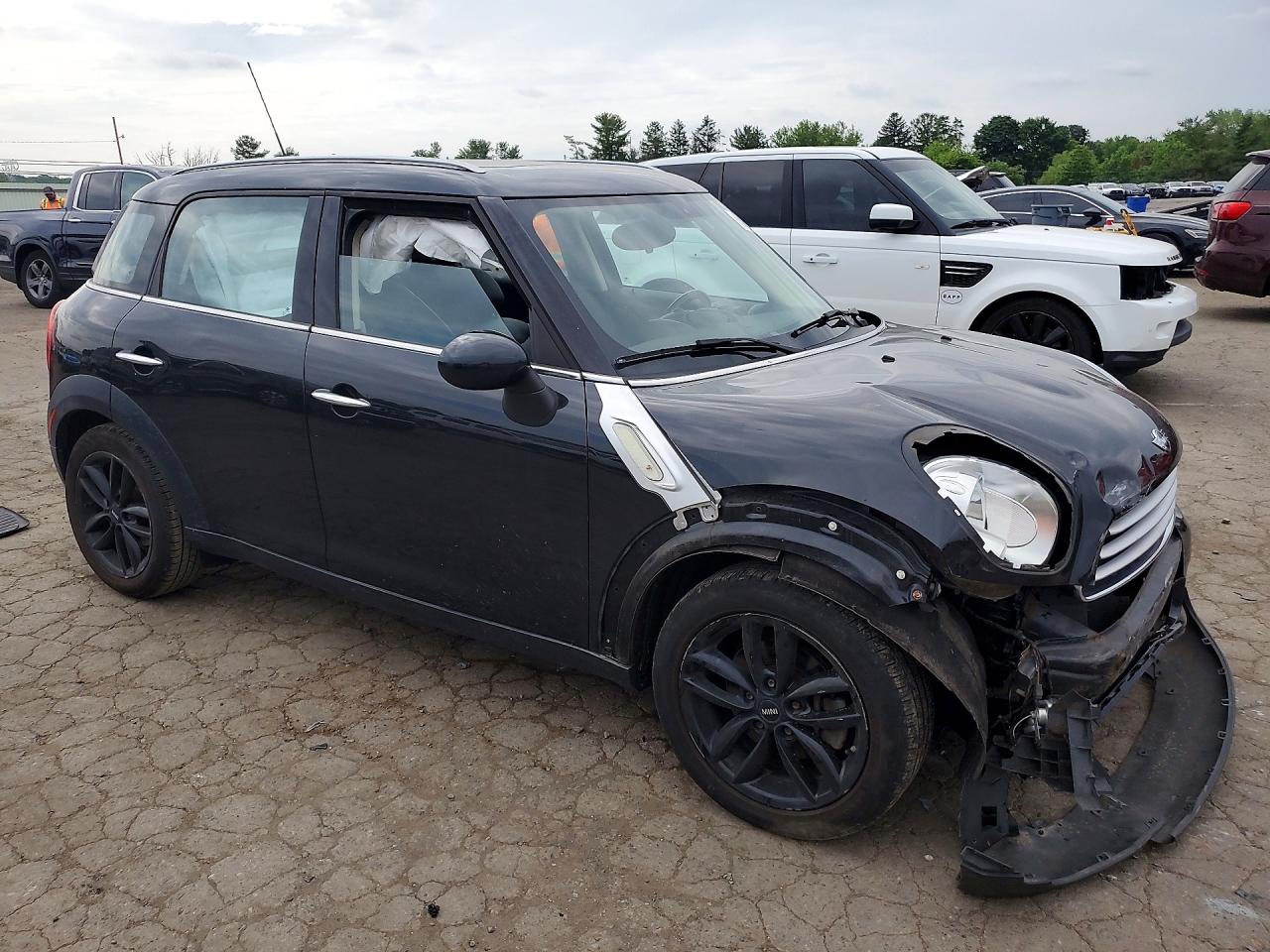 2014 Mini Cooper Countryman Black vin: WMWZB3C5XEWM32526