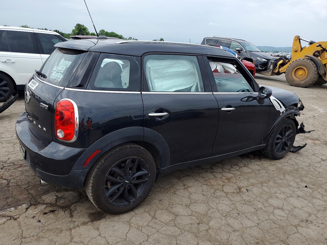 2014 Mini Cooper Countryman Black vin: WMWZB3C5XEWM32526