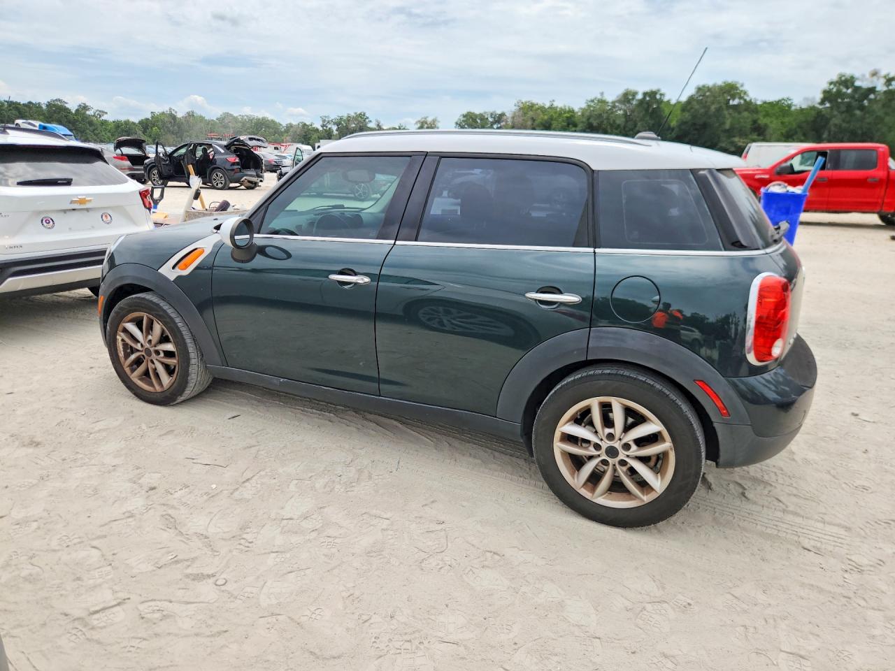 2014 Mini Cooper Countryman Green vin: WMWZB3C5XEWR36767