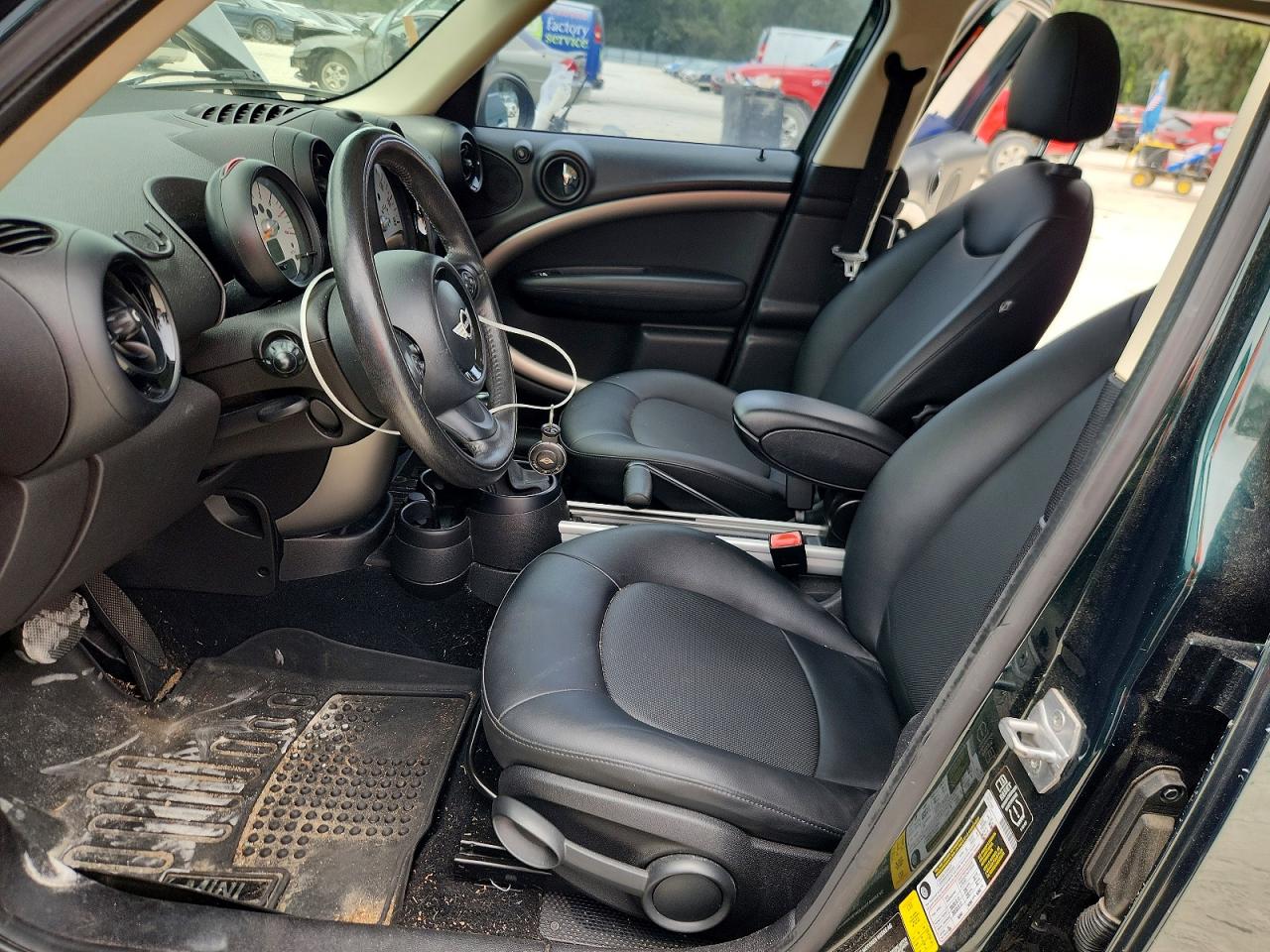 2014 Mini Cooper Countryman Green vin: WMWZB3C5XEWR36767