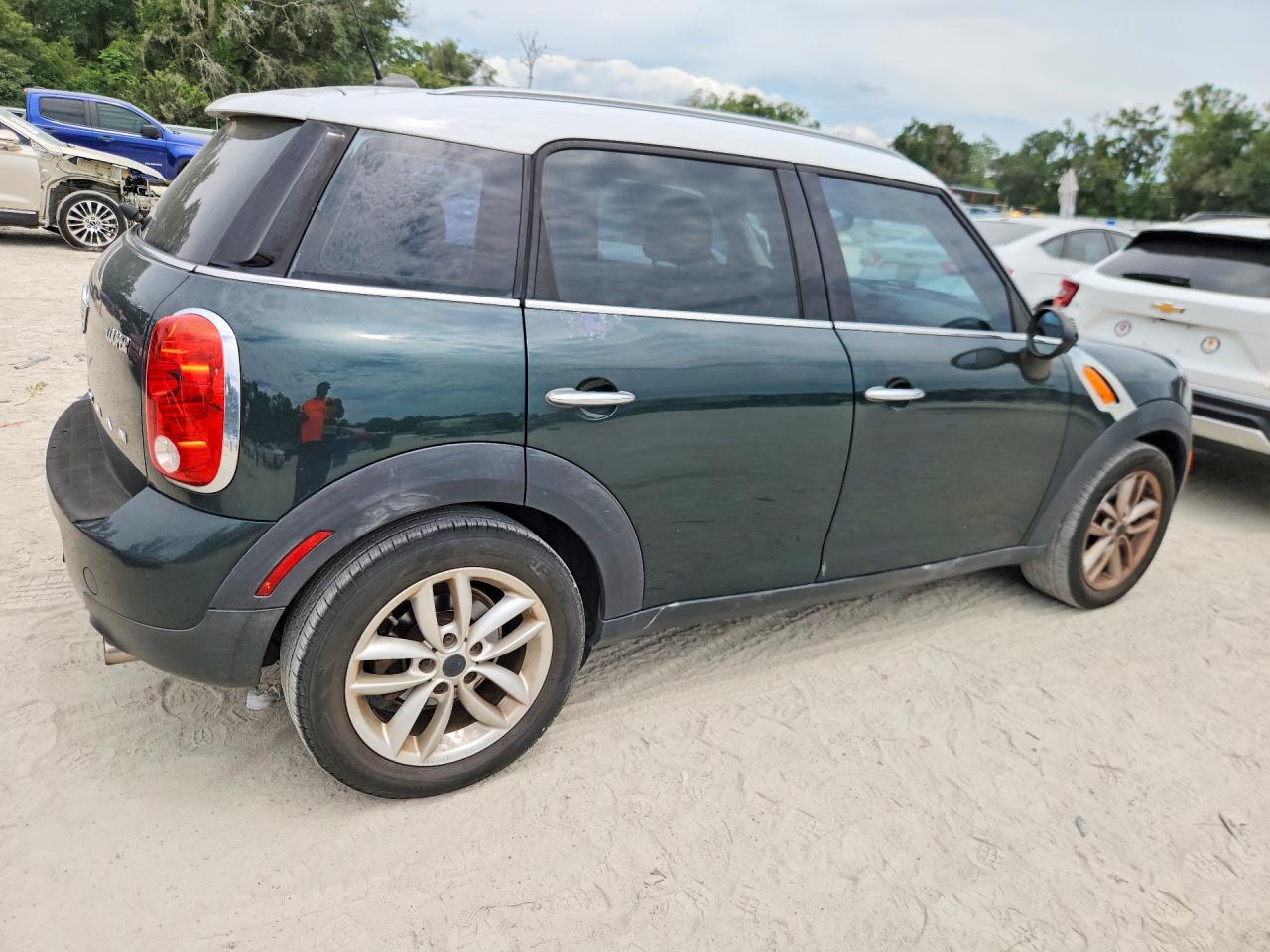 2014 Mini Cooper Countryman Green vin: WMWZB3C5XEWR36767