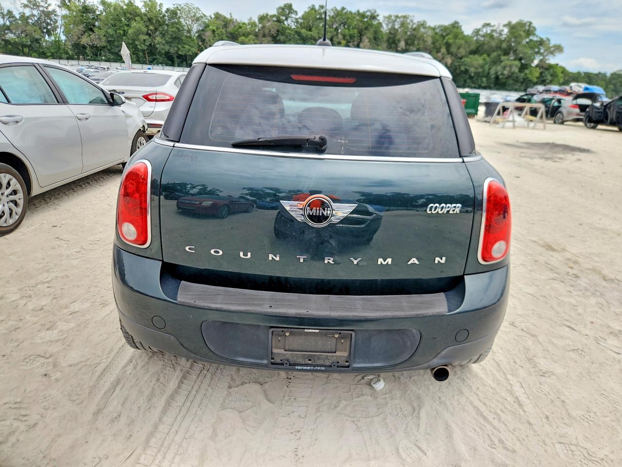 2014 Mini Cooper Countryman Green vin: WMWZB3C5XEWR36767