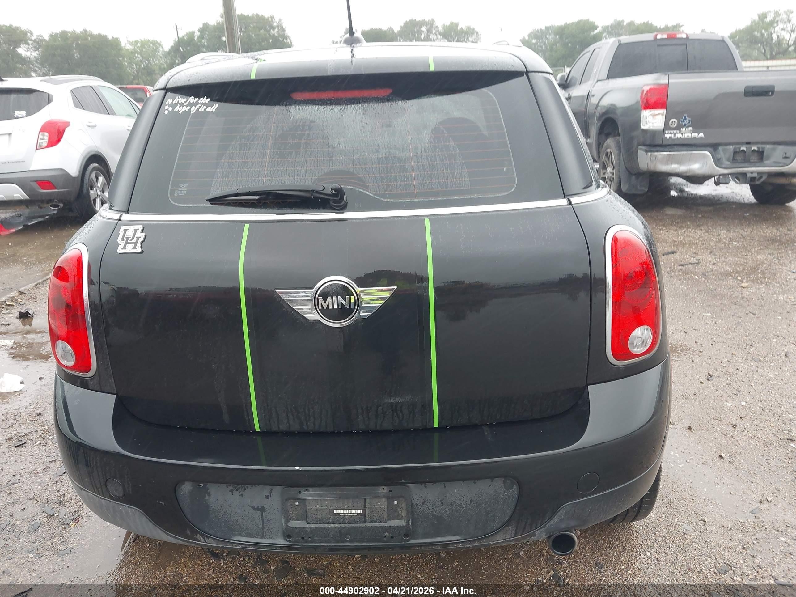 2014 Mini Countryman Cooper Black vin: WMWZB3C5XEWR39569