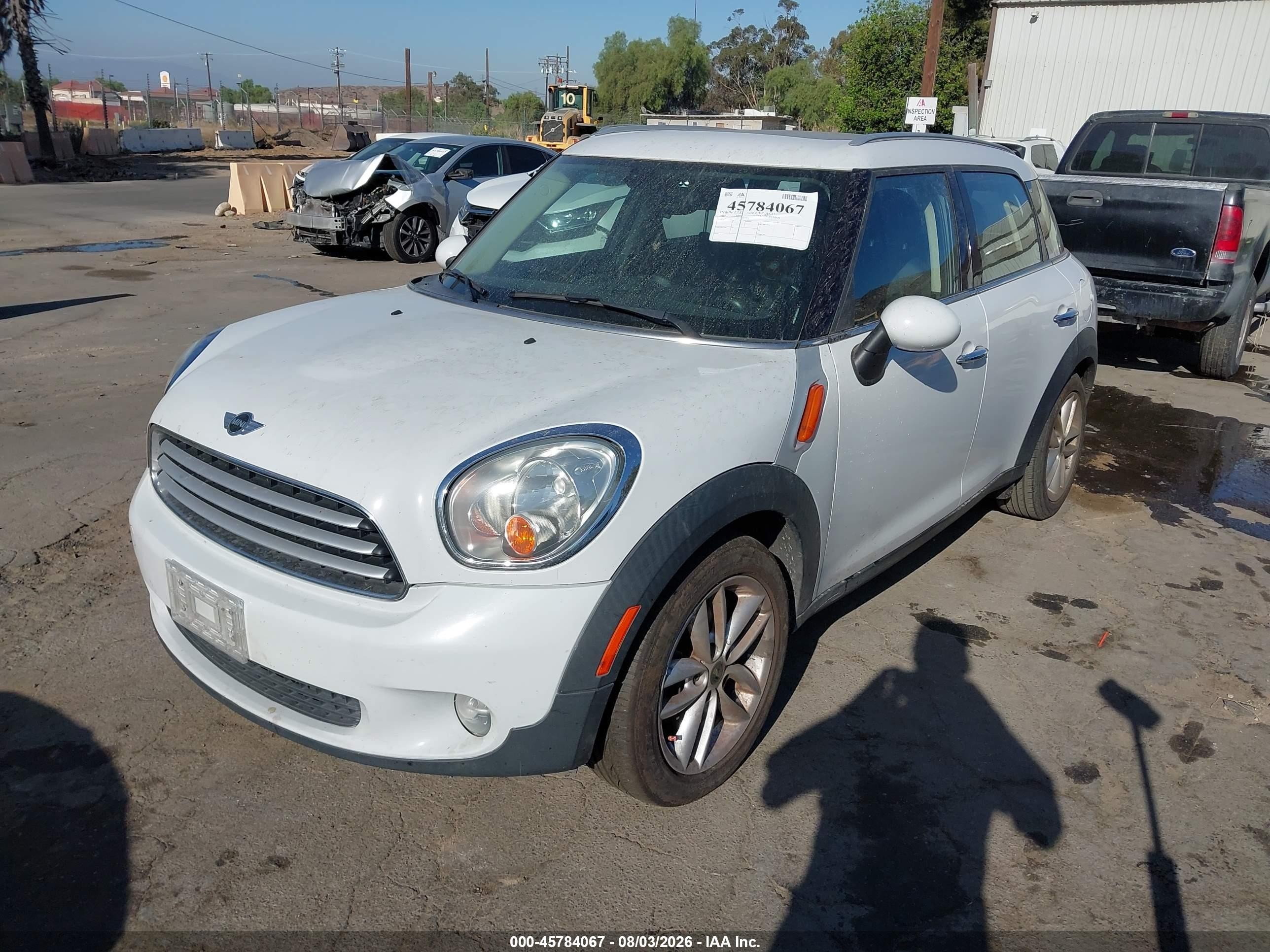 2014 Mini Countryman Cooper White vin: WMWZB3C5XEWR42004