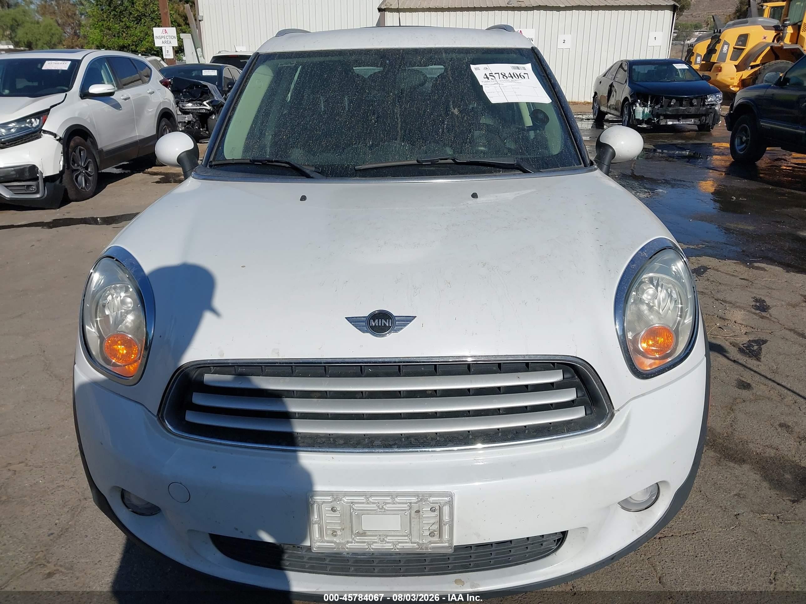 2014 Mini Countryman Cooper White vin: WMWZB3C5XEWR42004