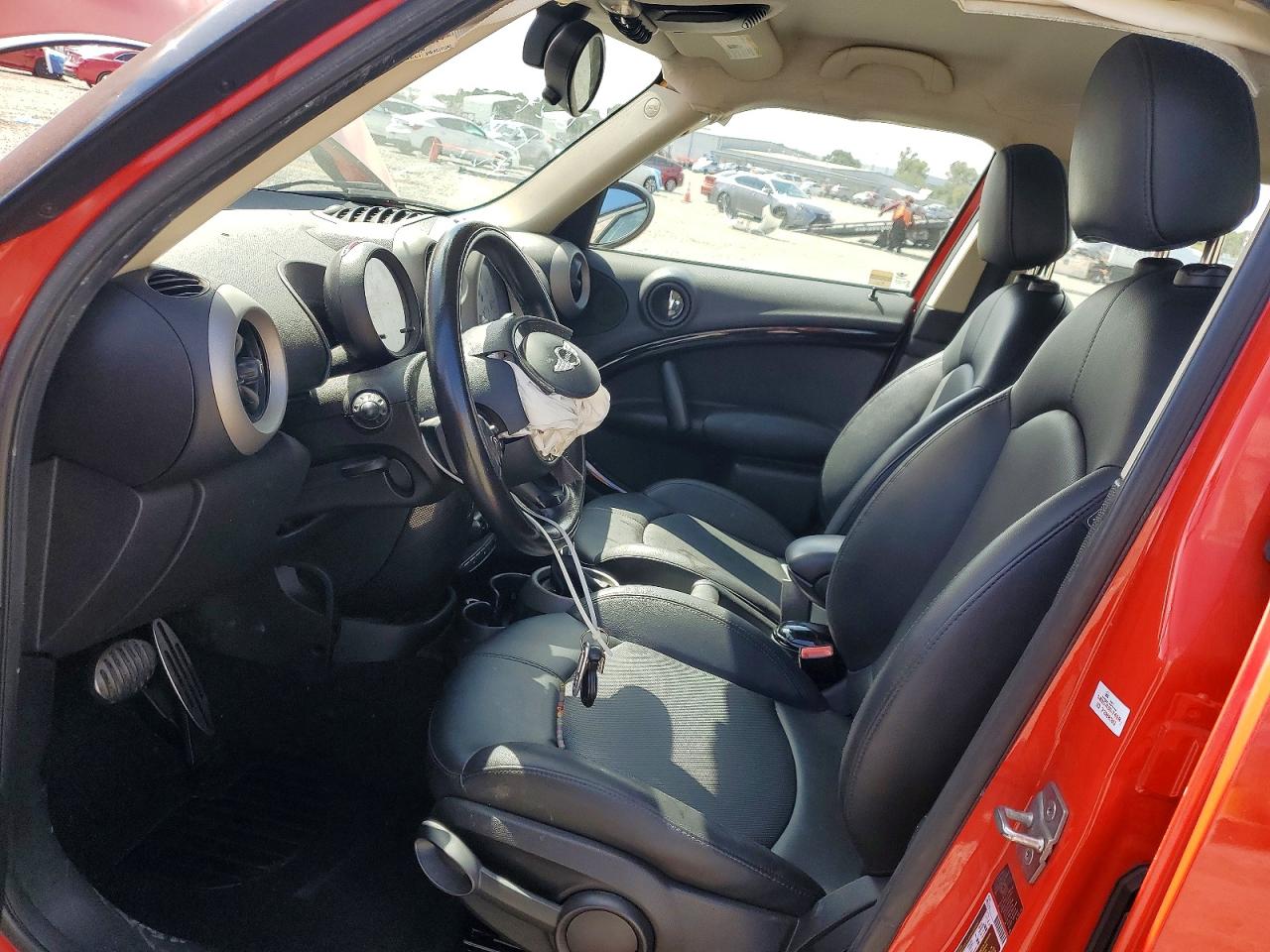 2012 Mini Cooper S Countryman Red vin: WMWZC3C50CWL85629