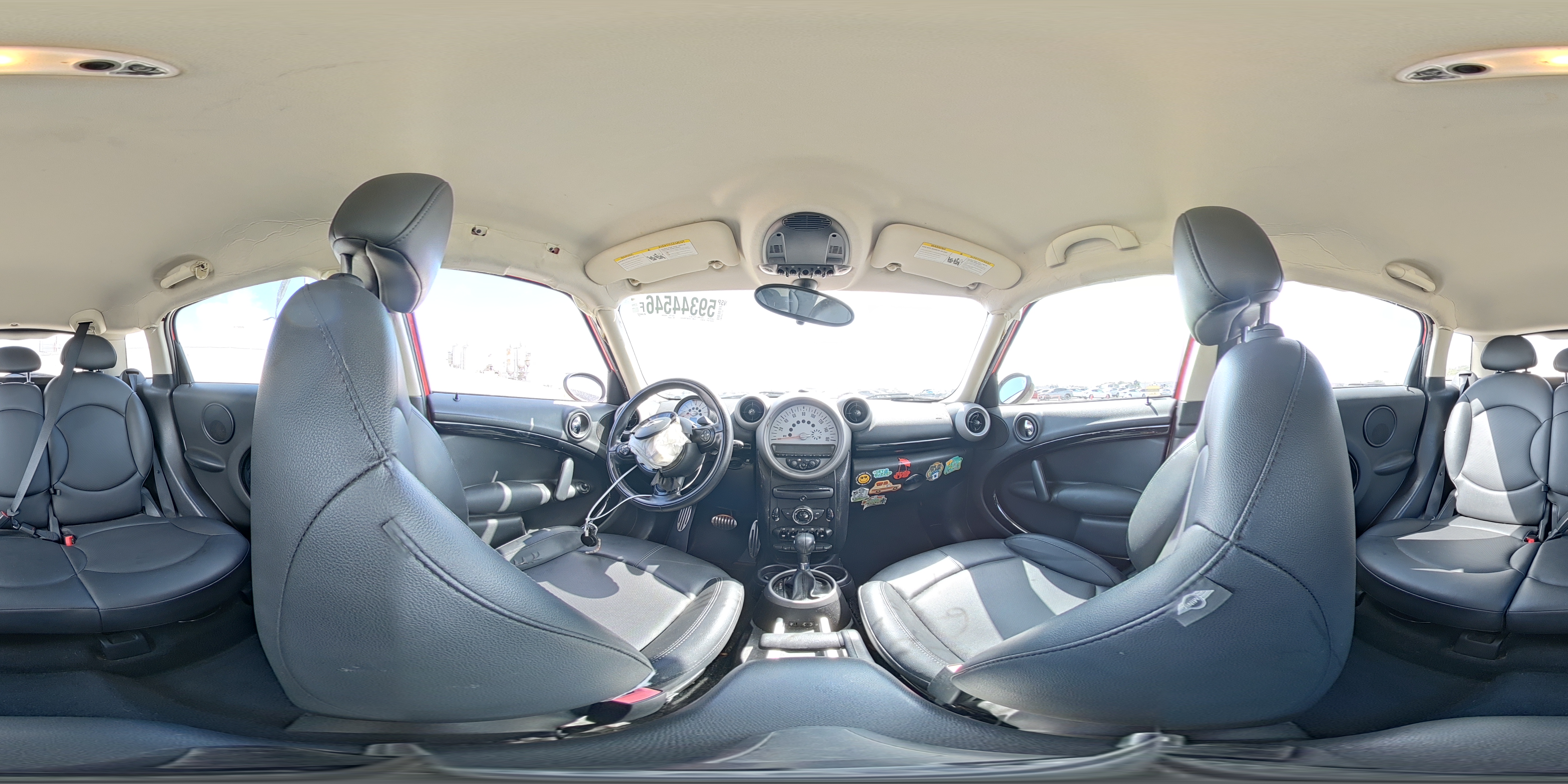 2012 Mini Cooper S Countryman Red vin: WMWZC3C50CWL85629