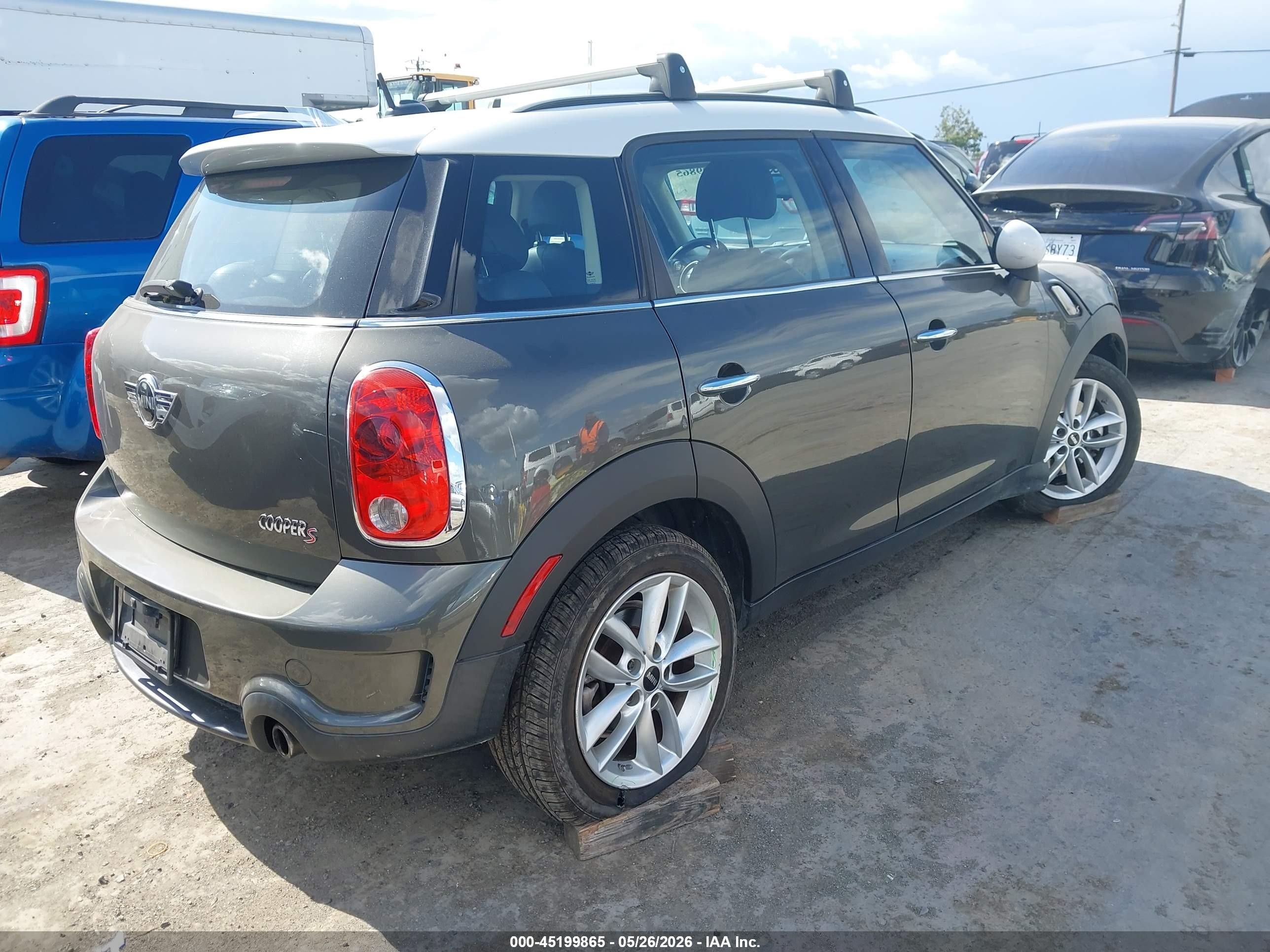 2012 Mini Cooper S Countryman   Brown vin: WMWZC3C50CWL85789