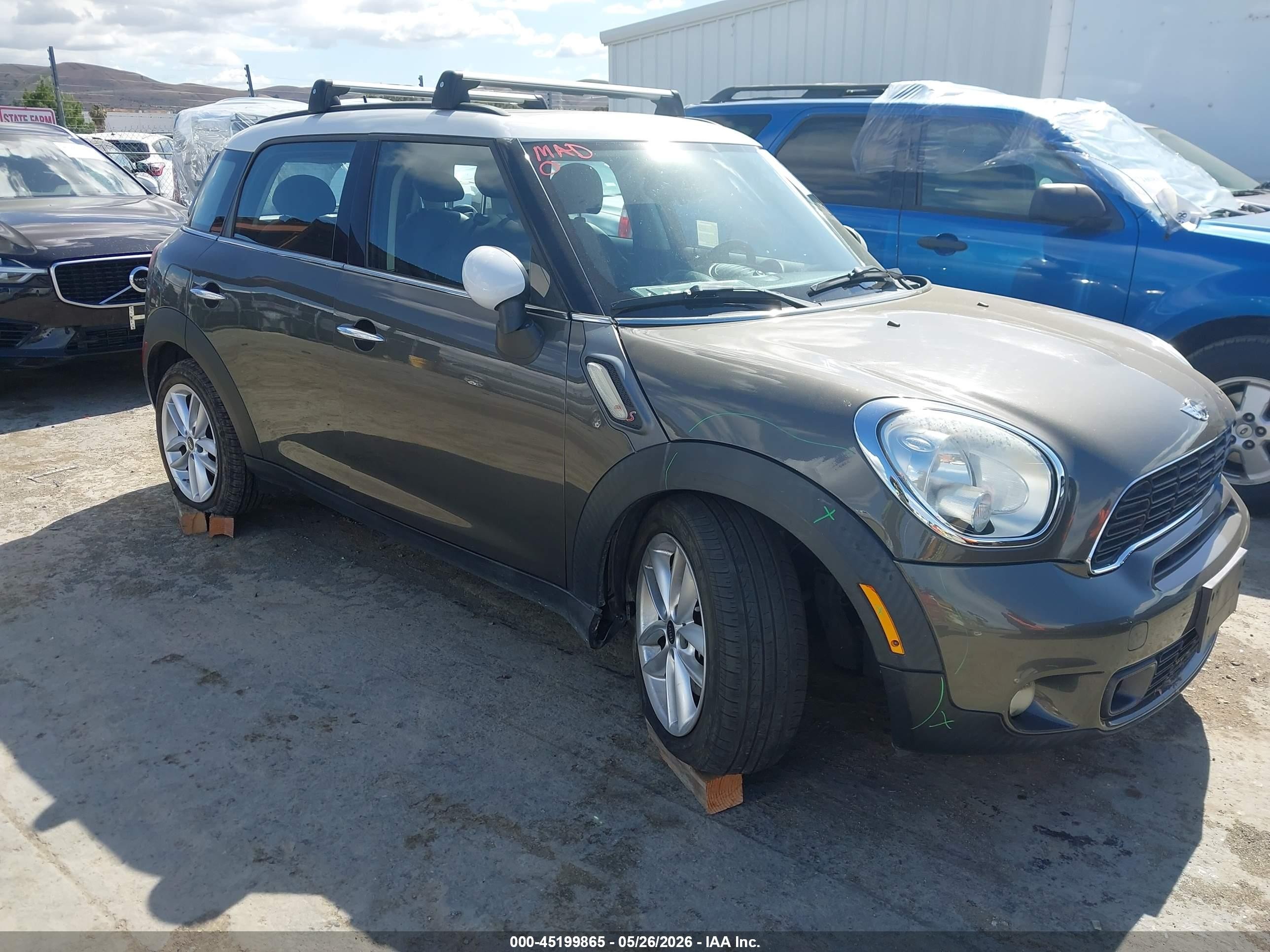 2012 Mini Cooper S Countryman   Brown vin: WMWZC3C50CWL85789