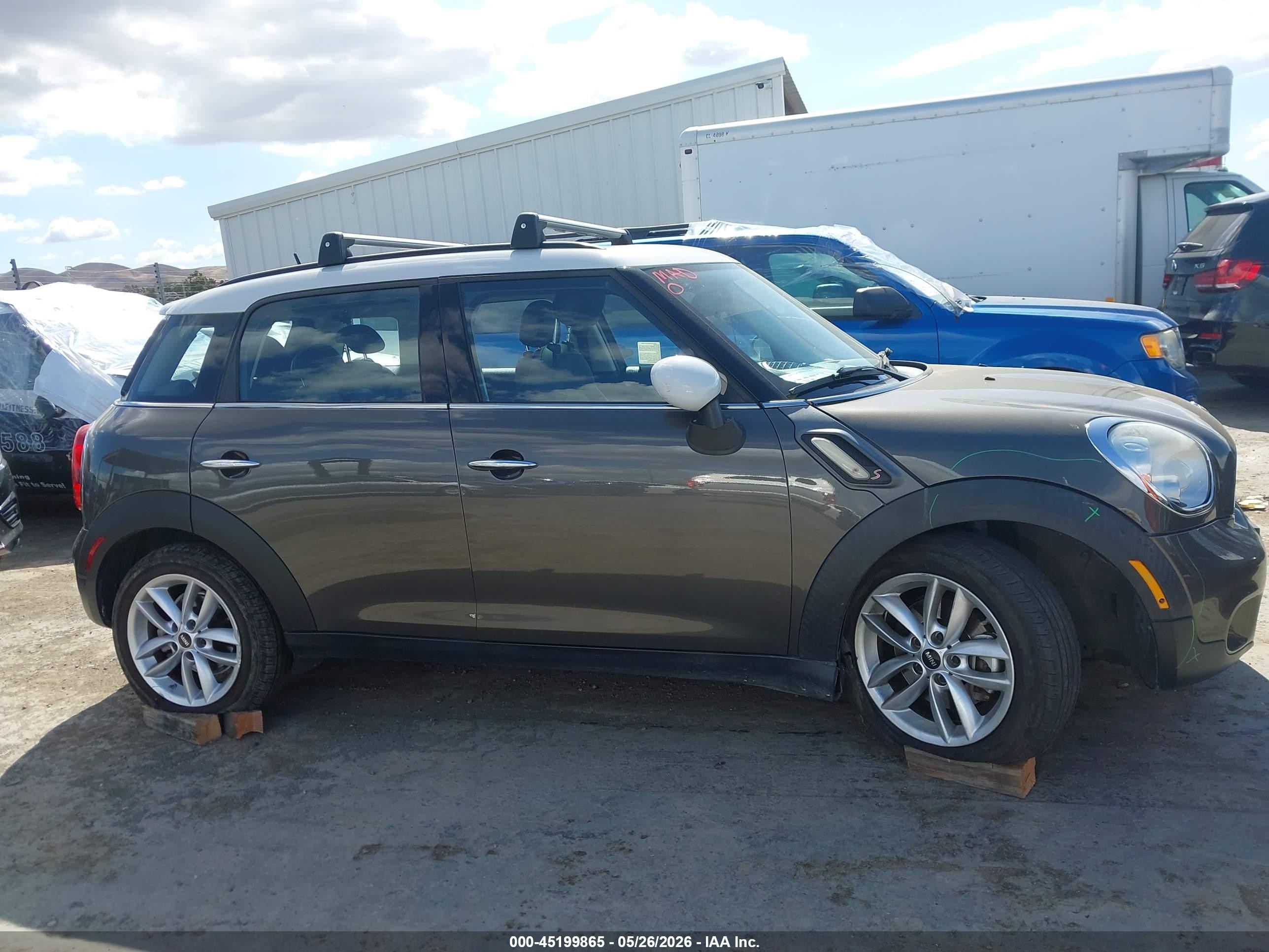 2012 Mini Cooper S Countryman   Brown vin: WMWZC3C50CWL85789