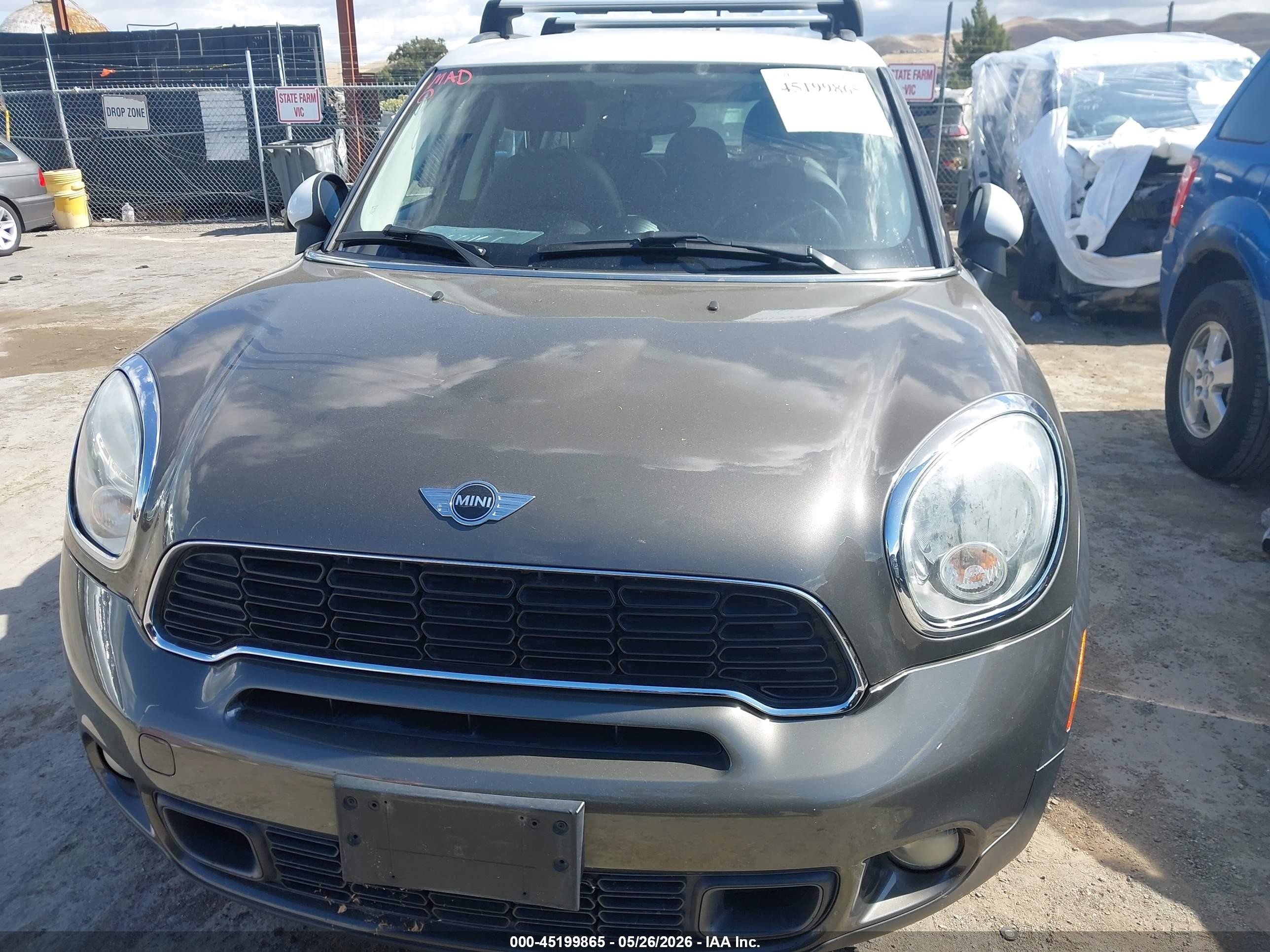 2012 Mini Cooper S Countryman   Brown vin: WMWZC3C50CWL85789