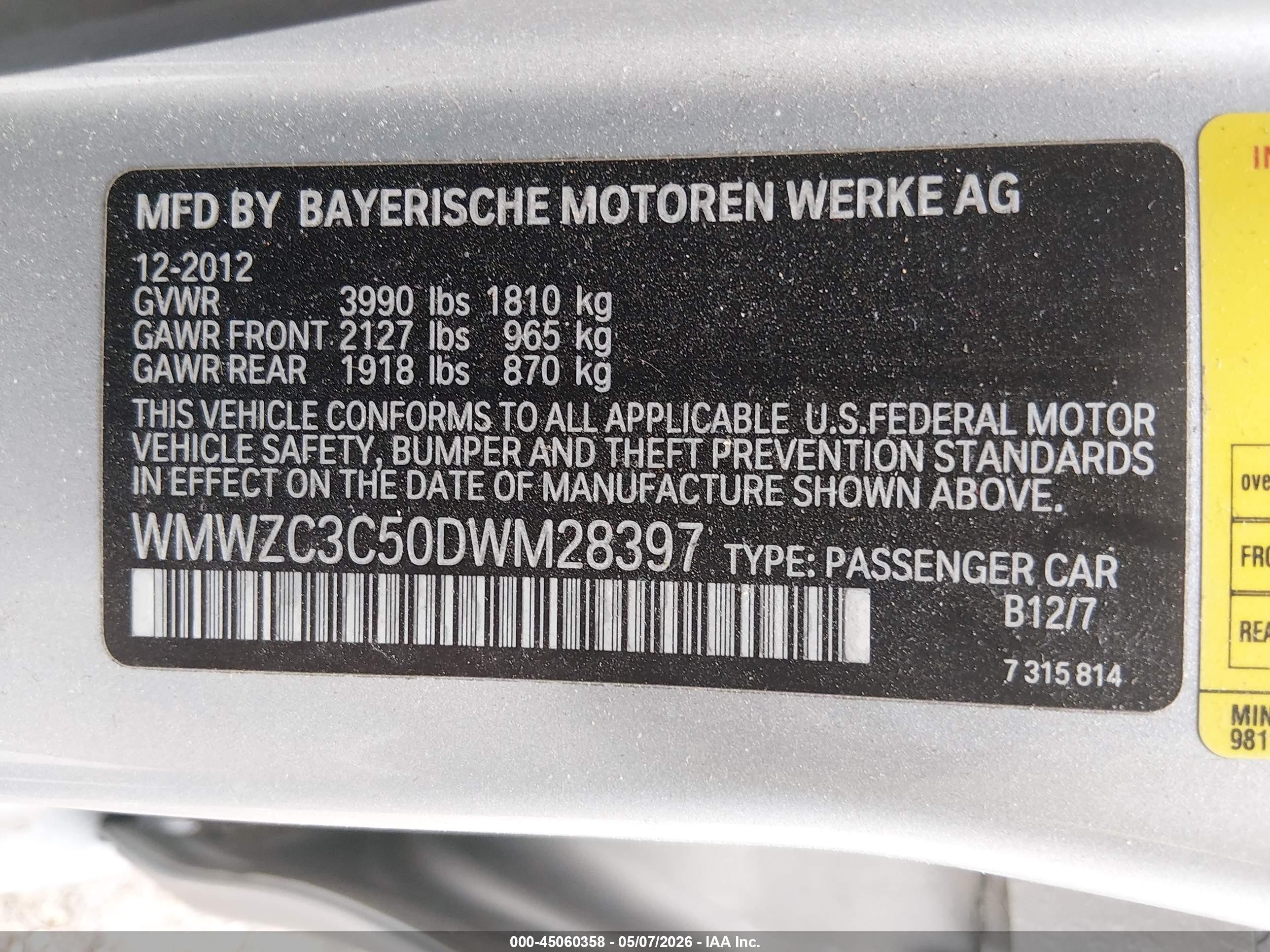 2013 Mini Countryman Cooper S Silver vin: WMWZC3C50DWM28397