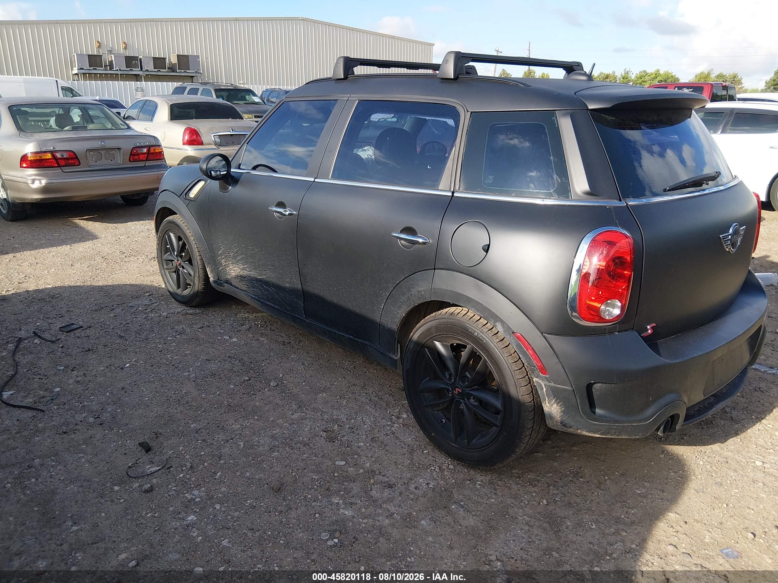 2013 Mini Countryman Cooper S Black vin: WMWZC3C50DWP23967