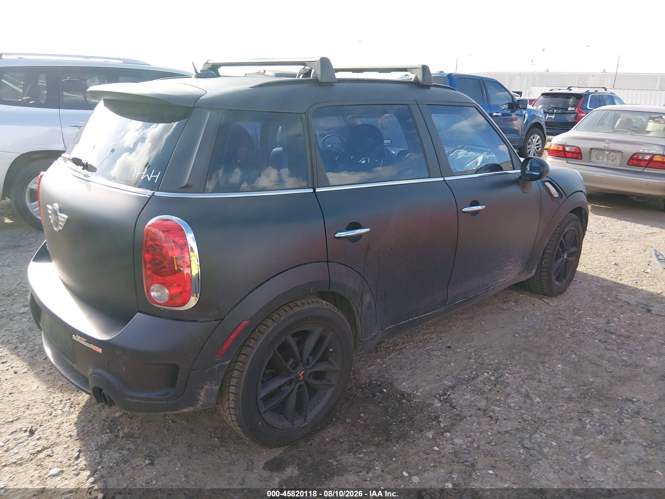 2013 Mini Countryman Cooper S Black vin: WMWZC3C50DWP23967