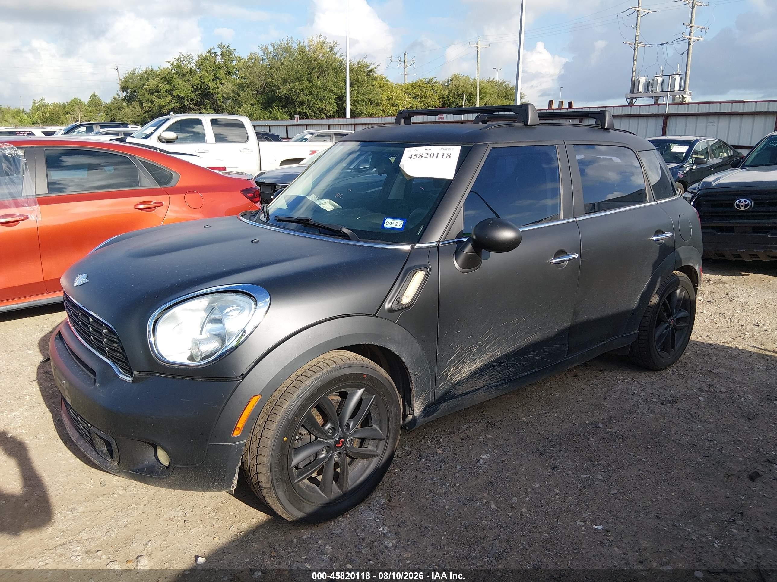 2013 Mini Countryman Cooper S Black vin: WMWZC3C50DWP23967