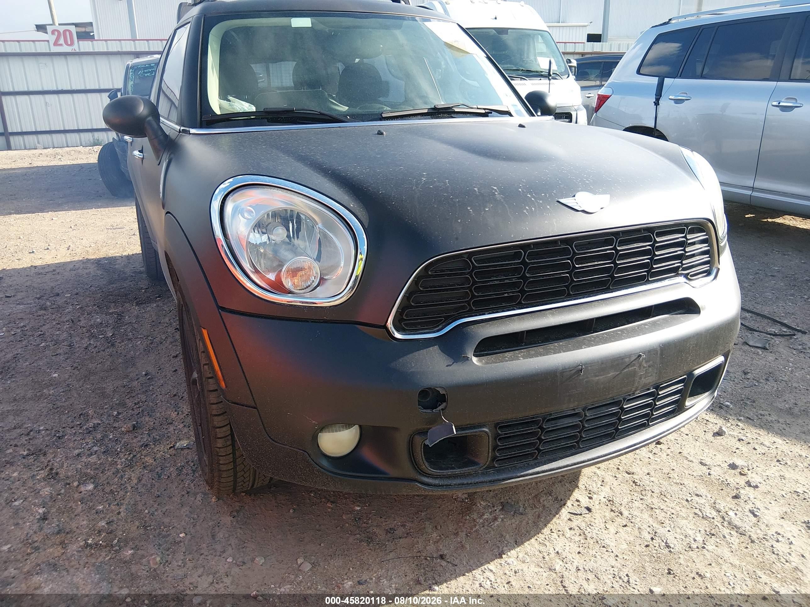 2013 Mini Countryman Cooper S Black vin: WMWZC3C50DWP23967