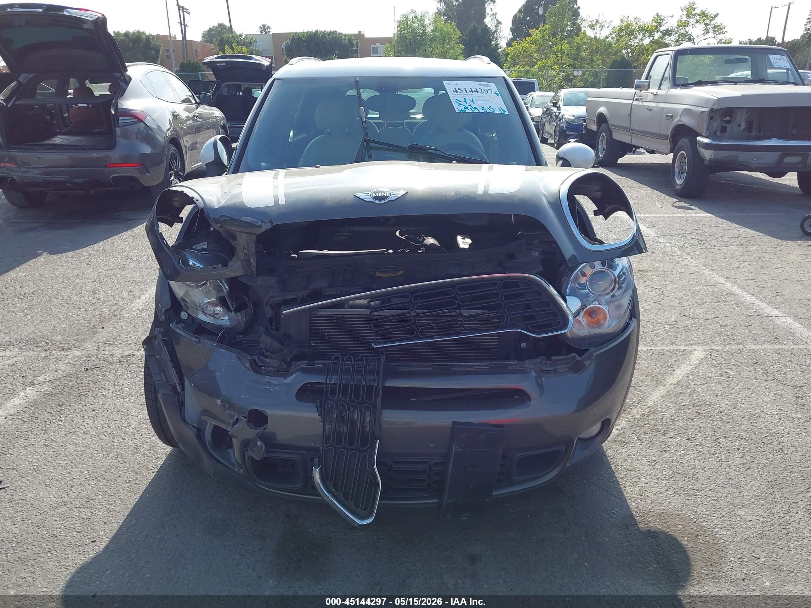 2014 Mini Countryman Cooper S Зеленый vin: WMWZC3C50EWP27745
