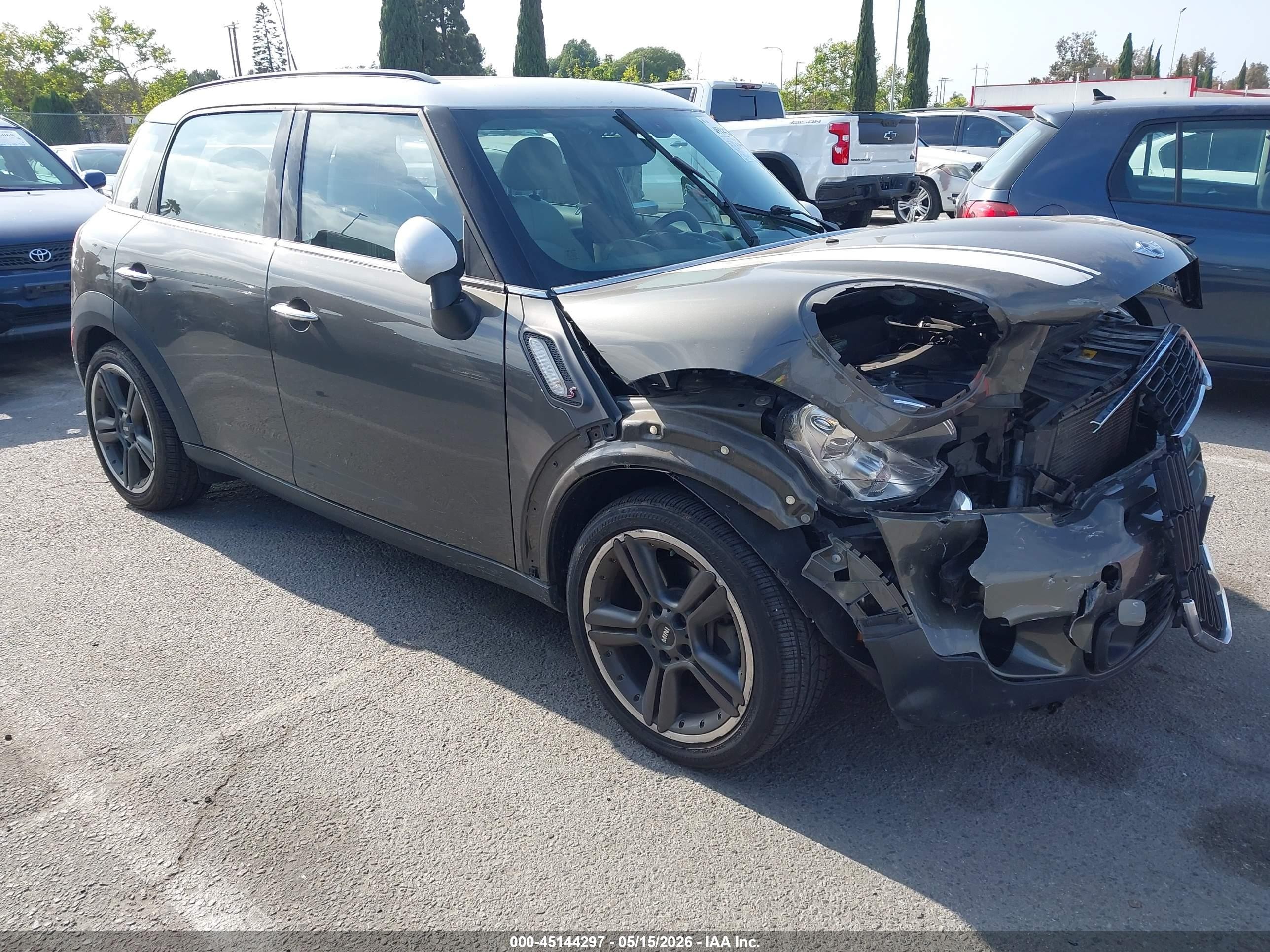 2014 Mini Countryman Cooper S Зеленый vin: WMWZC3C50EWP27745