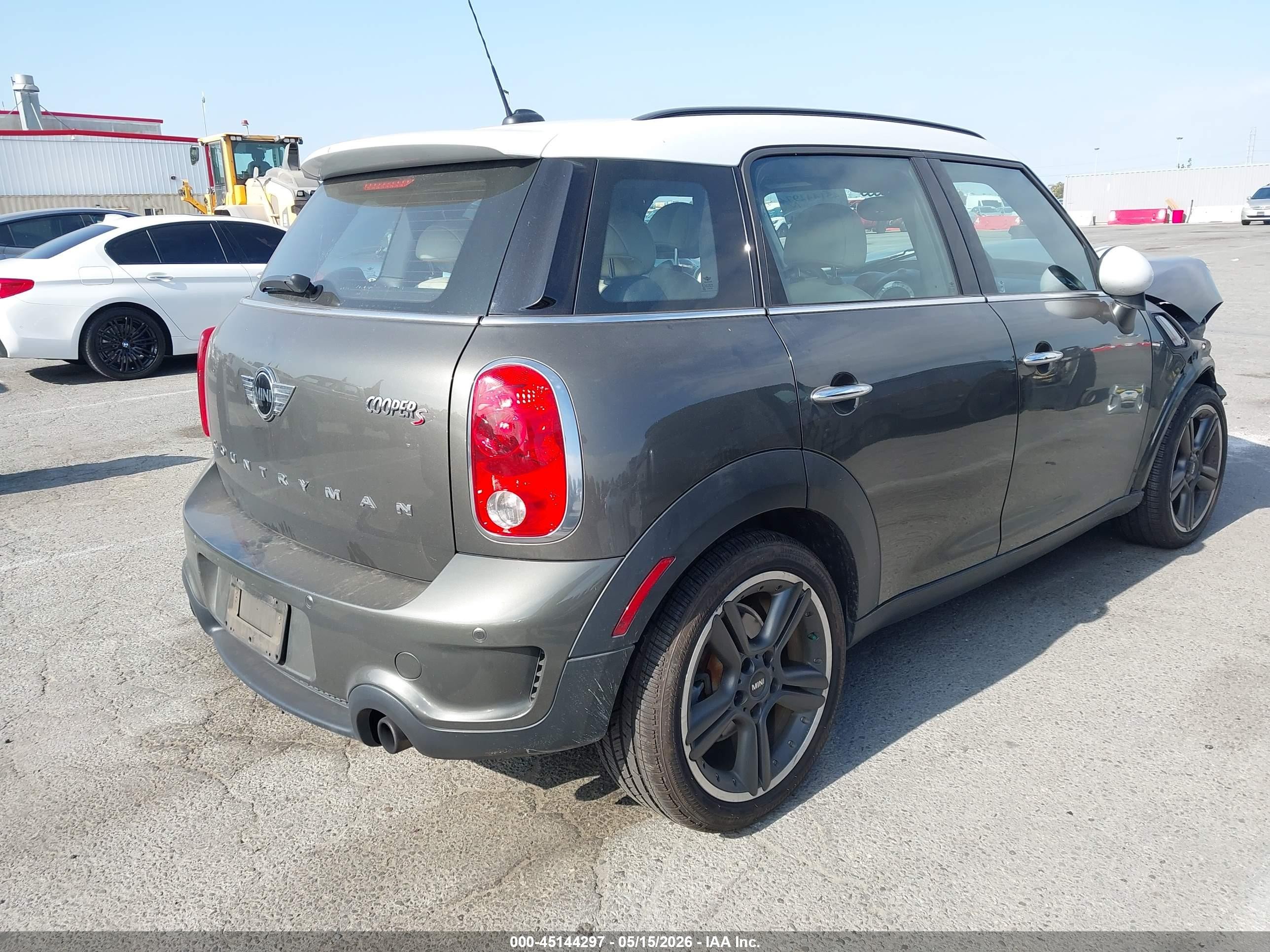 2014 Mini Countryman Cooper S Зеленый vin: WMWZC3C50EWP27745