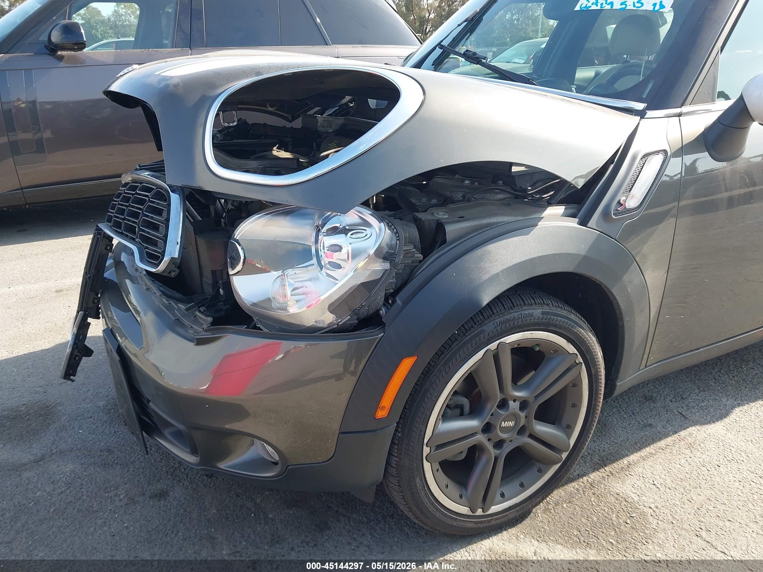 2014 Mini Countryman Cooper S Зеленый vin: WMWZC3C50EWP27745