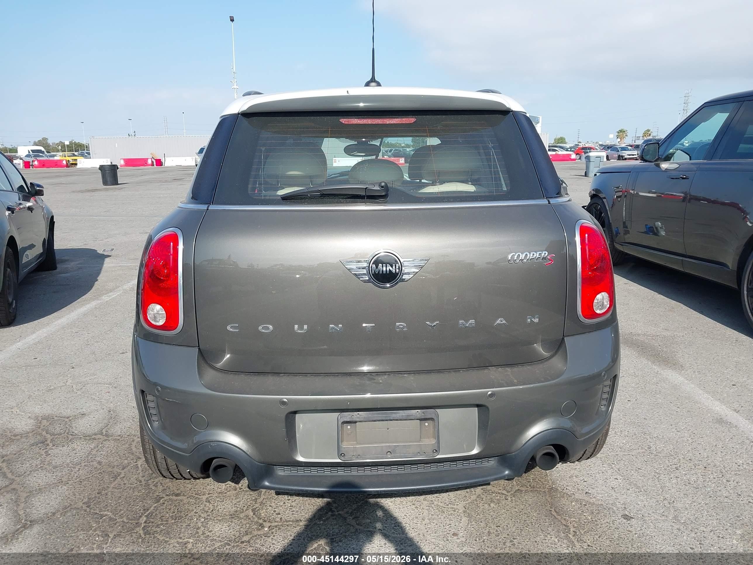 2014 Mini Countryman Cooper S Зеленый vin: WMWZC3C50EWP27745