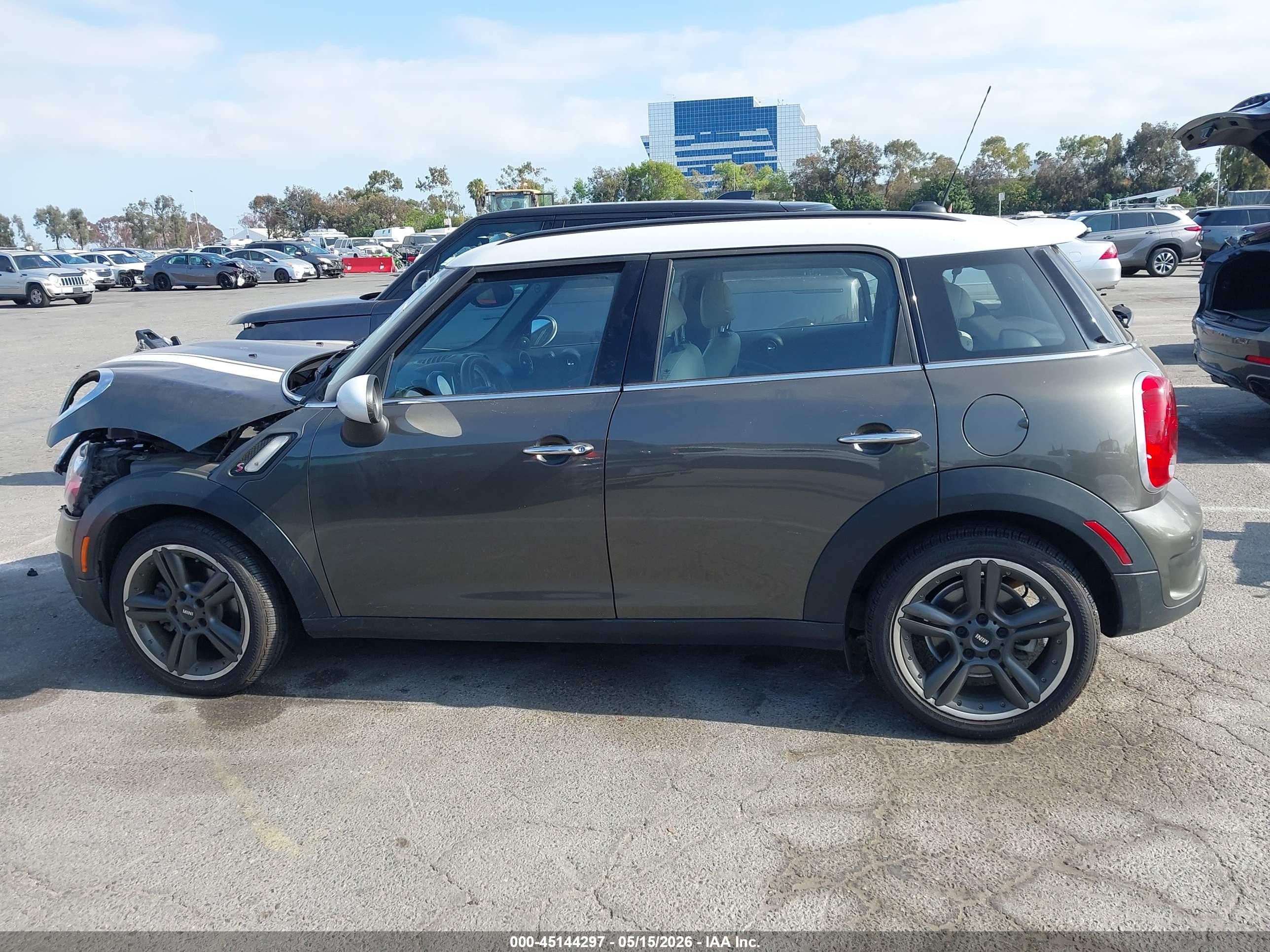 2014 Mini Countryman Cooper S Зеленый vin: WMWZC3C50EWP27745