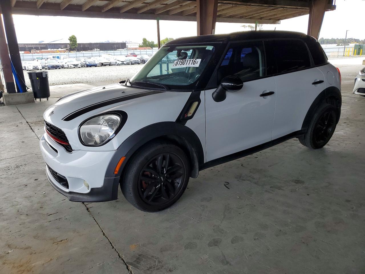 2014 Mini Cooper S Countryman Белый vin: WMWZC3C50EWP27924