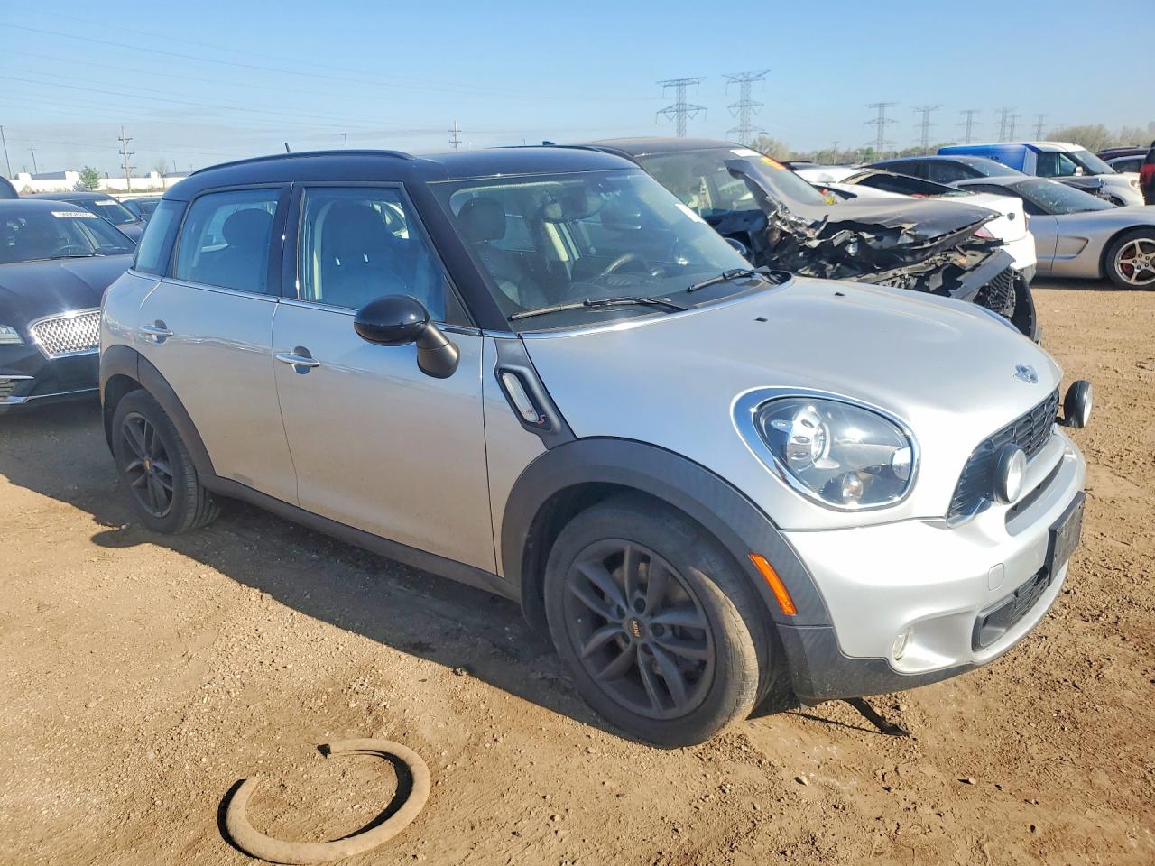2014 Mini Cooper Silver vin: WMWZC3C50EWP29270