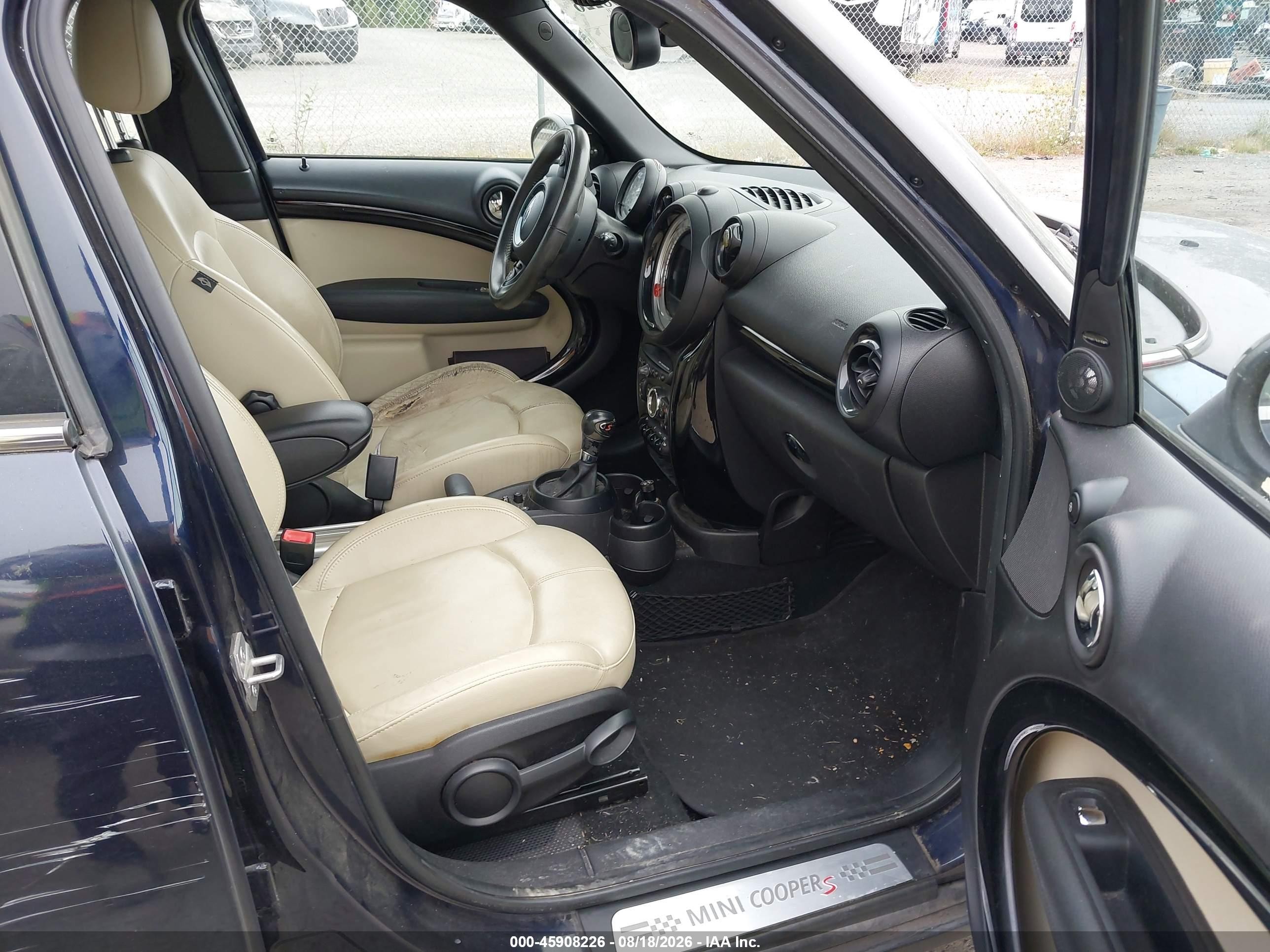2014 Mini Countryman Cooper S Dark Blue vin: WMWZC3C50EWP29480