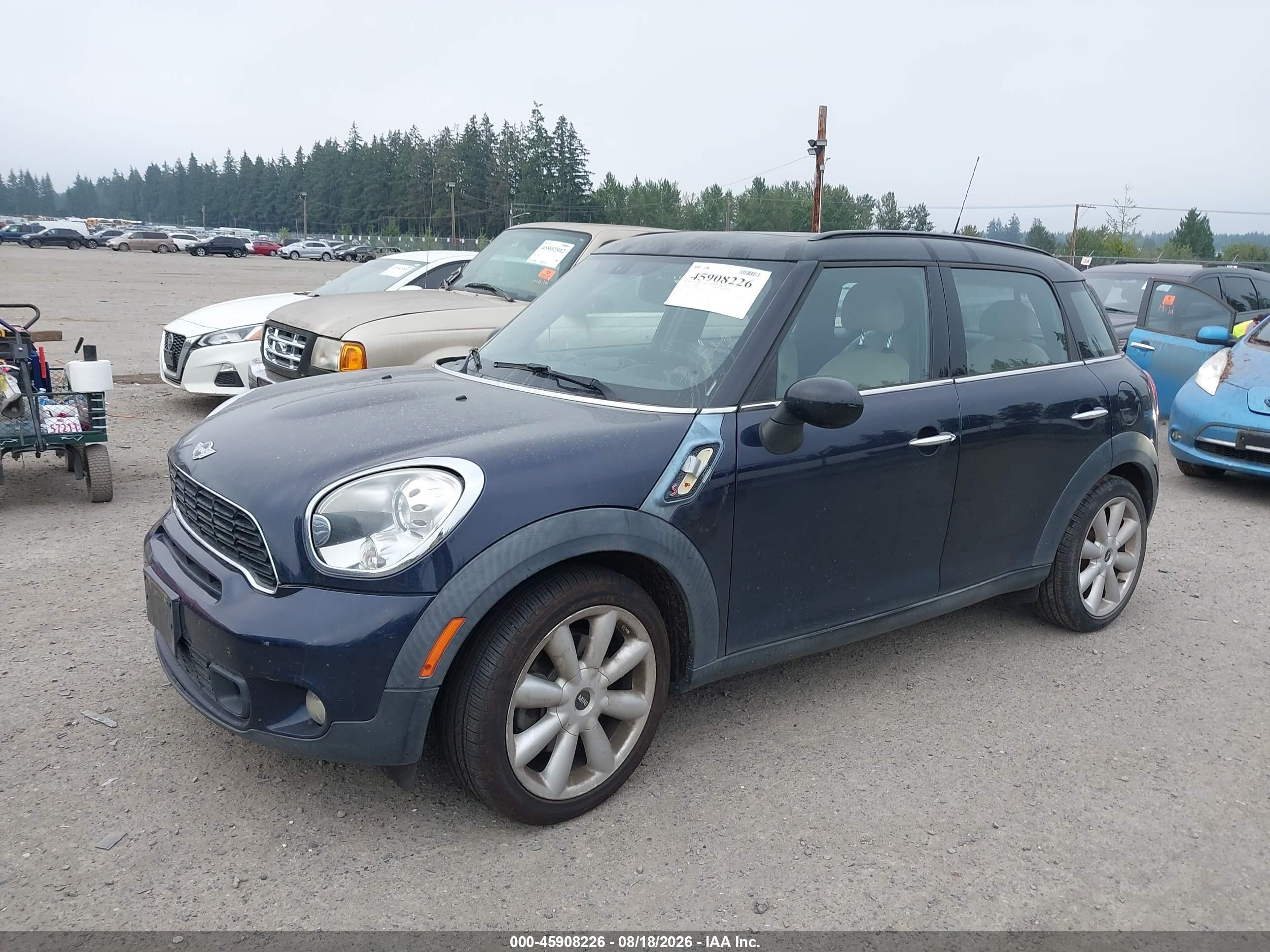 2014 Mini Countryman Cooper S Dark Blue vin: WMWZC3C50EWP29480
